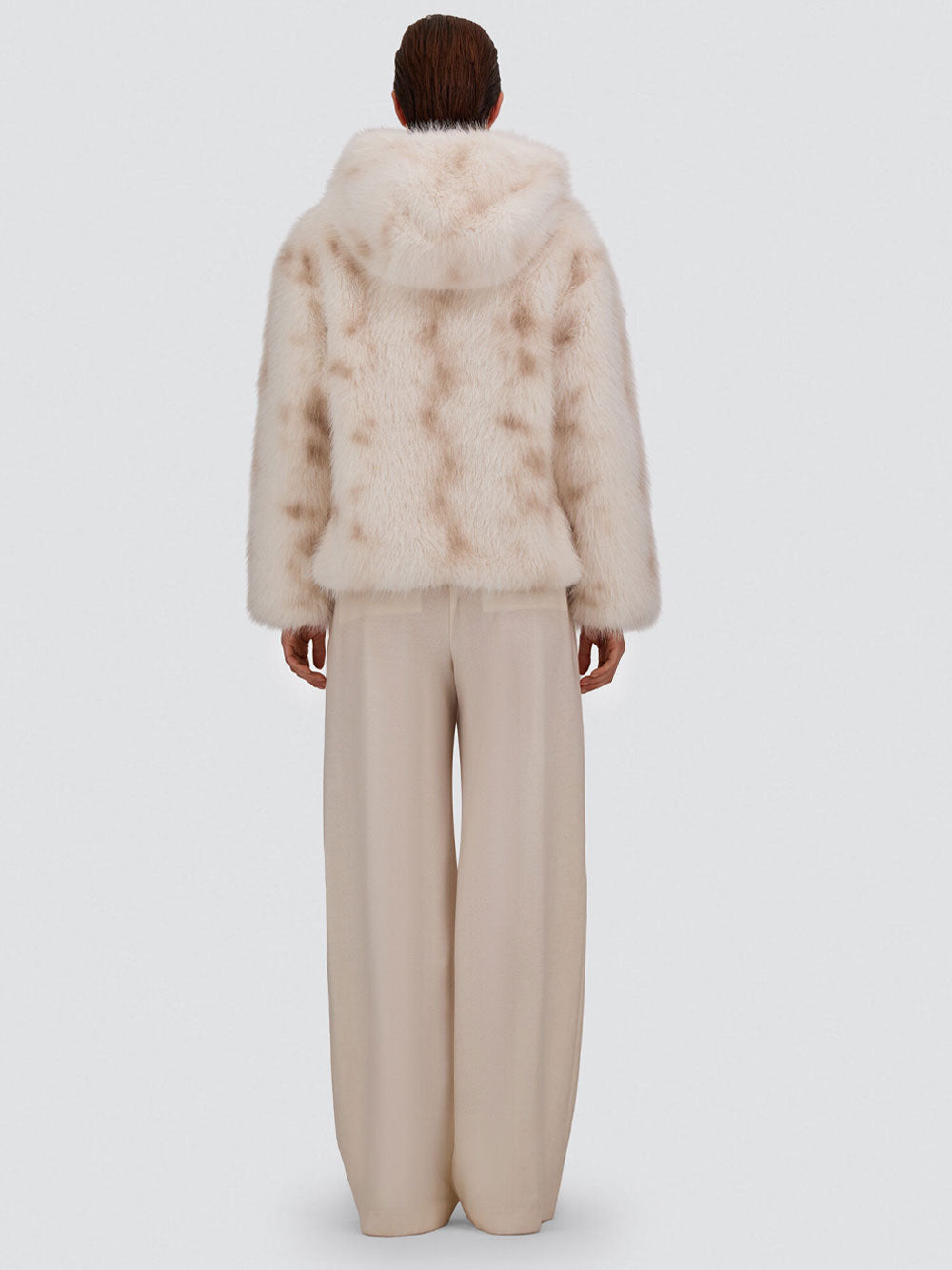 Herno Women Giacca In Tocco Pelliccia Effetto Lince HERNO