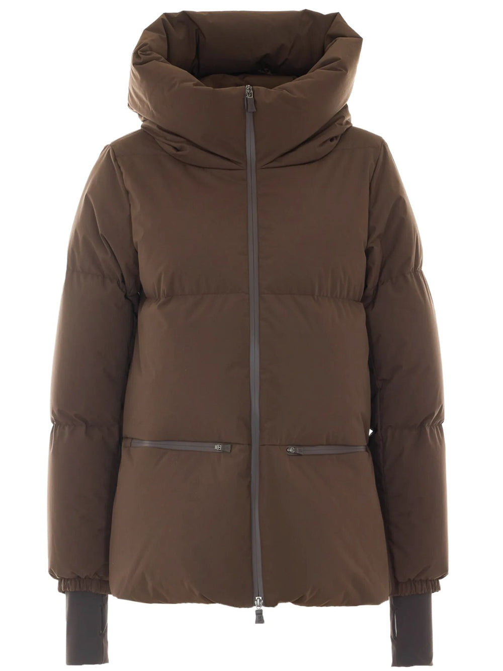 Herno Women 2Layers Hooded Short Down Jacket HERNO