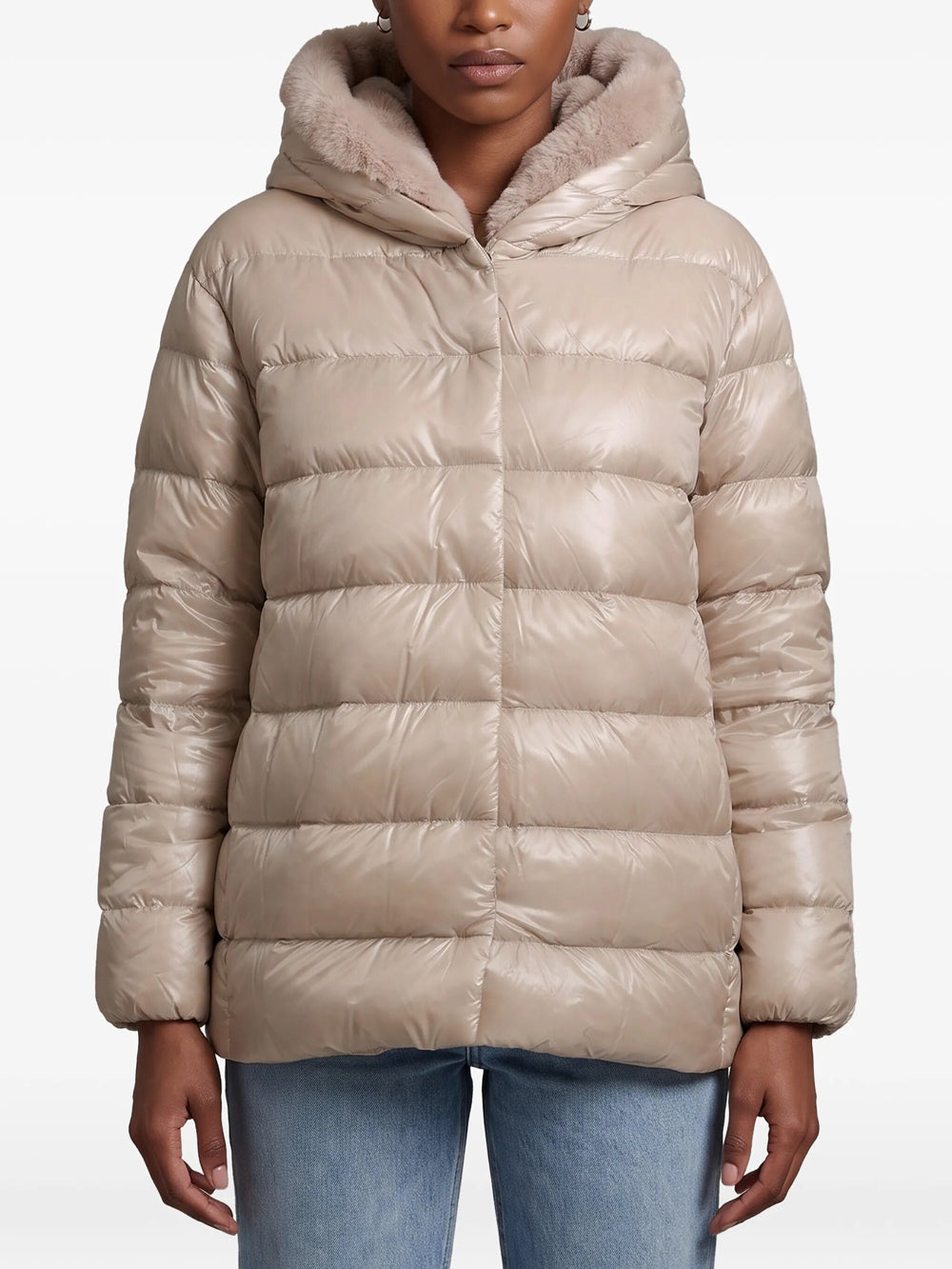 Herno Women Piumino Imbottito Con Zip HERNO