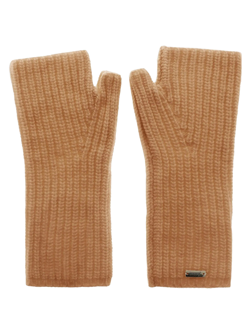 Herno Women Wool Ribbed Muffs HERNO