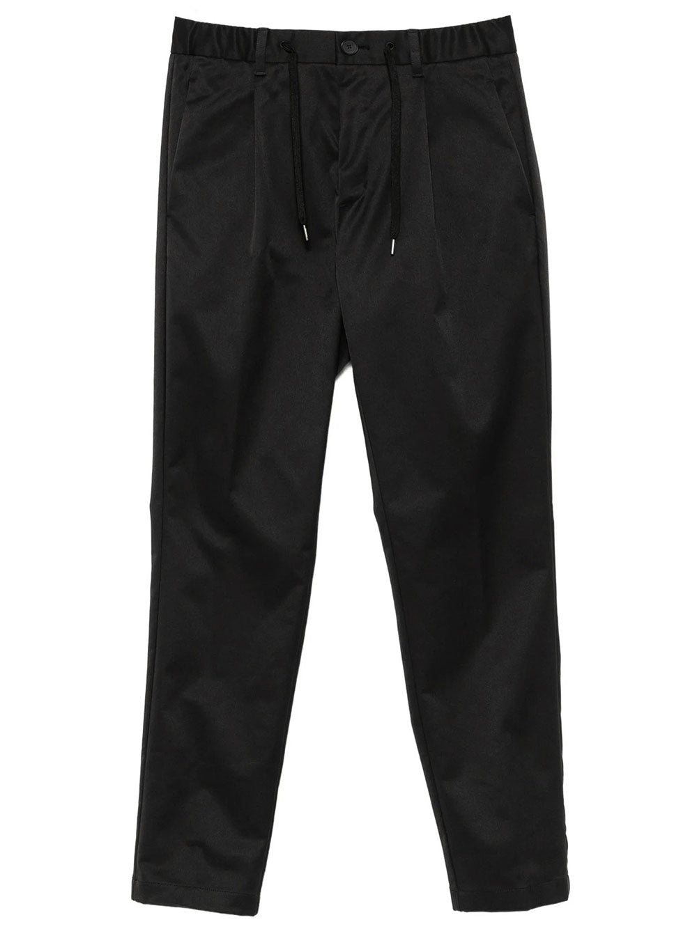Herno Men Drawstring-Waistband Tapered Leg Trousers HERNO