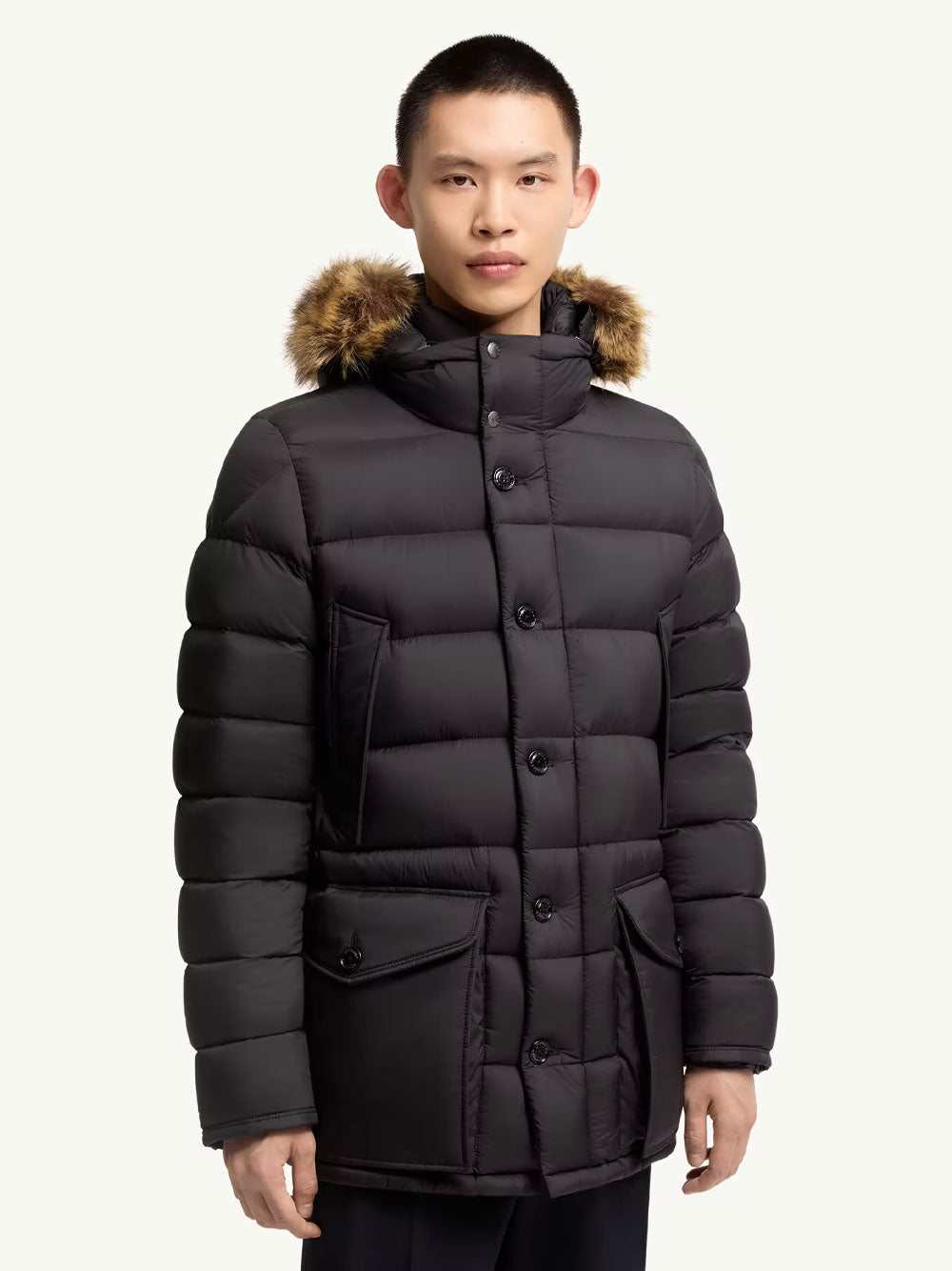 Moncler Men Piumino Midi "Clunye" Con Cappuccio MONCLER