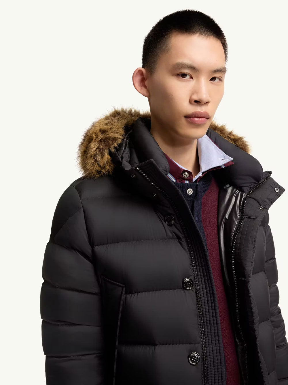 Moncler Men Piumino Midi "Clunye" Con Cappuccio MONCLER