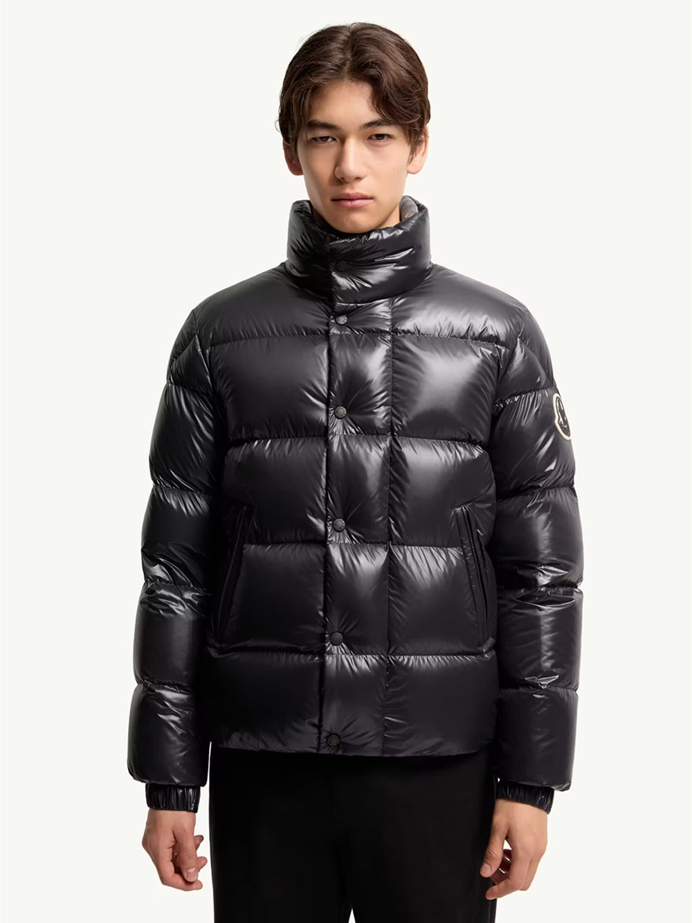 Moncler Men Piumino Corto "Bendola" In Laqué MONCLER