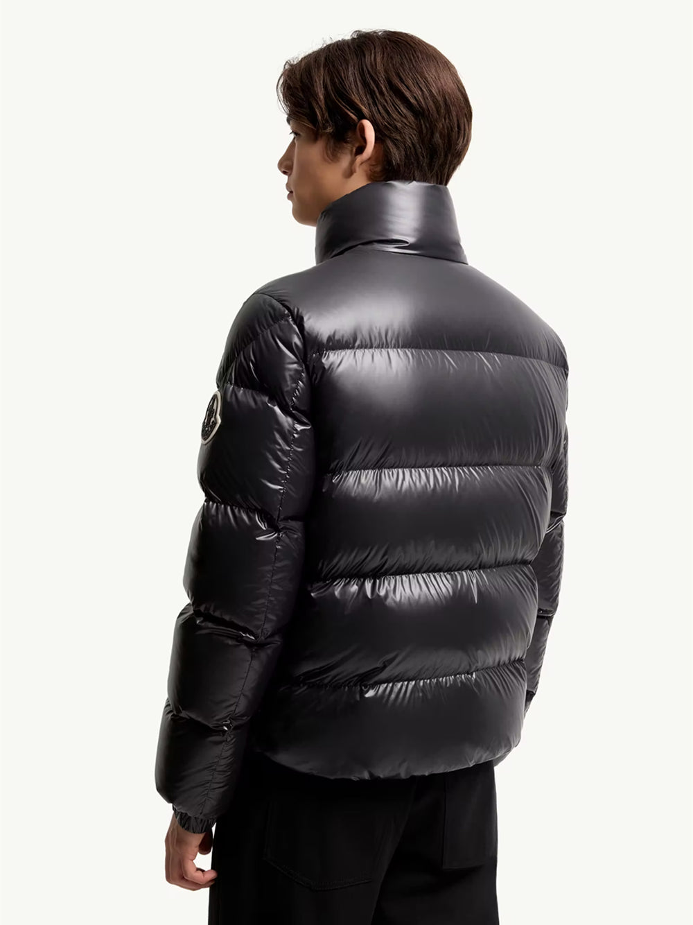 Moncler Men Piumino Corto "Bendola" In Laqué MONCLER