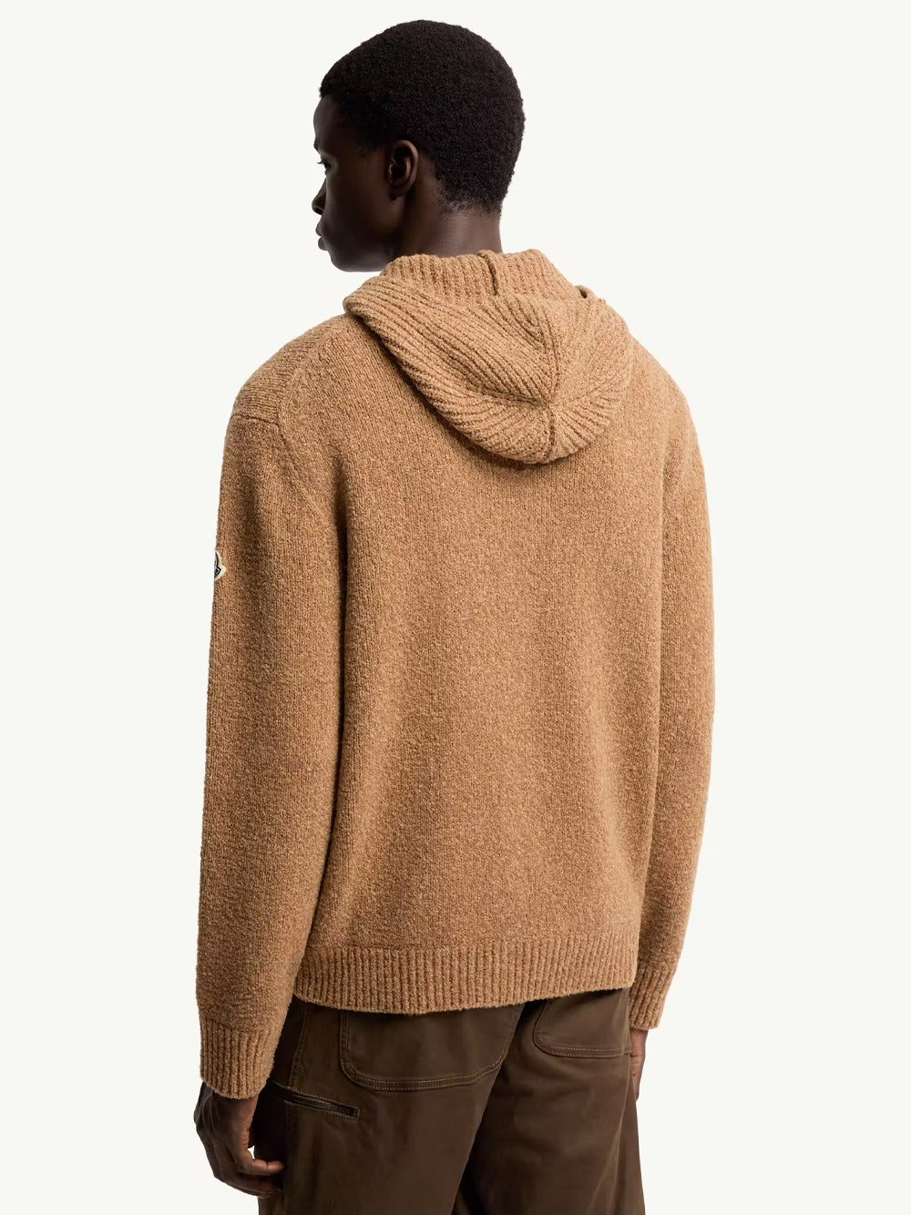 Felpa Con Zip E Cappuccio In Misto Lana Bouclé Women MONCLER