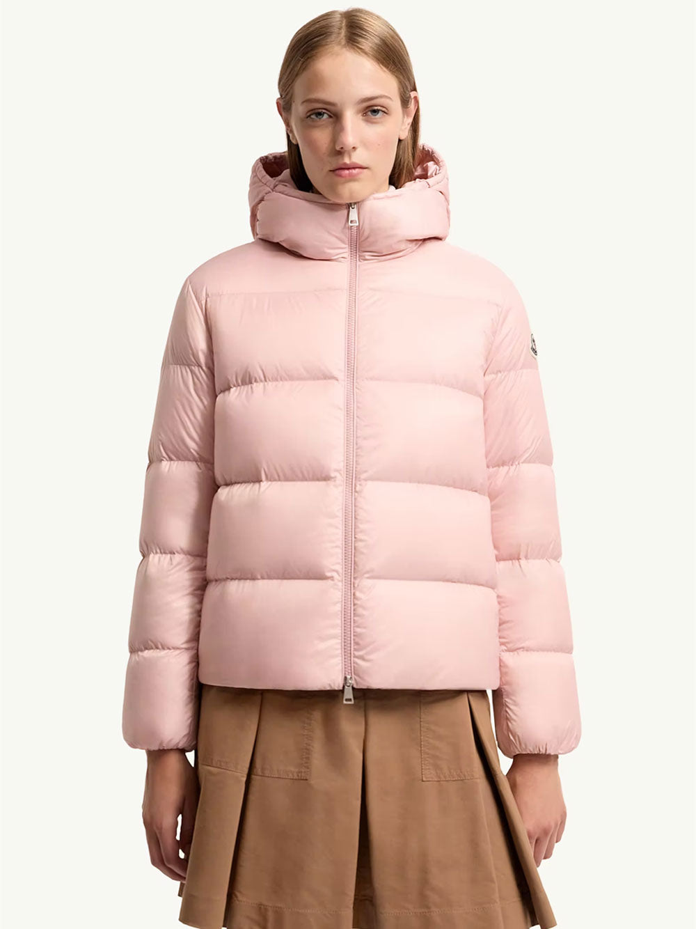 Moncler Women Piumino Corto Feligule Con Cappuccio MONCLER
