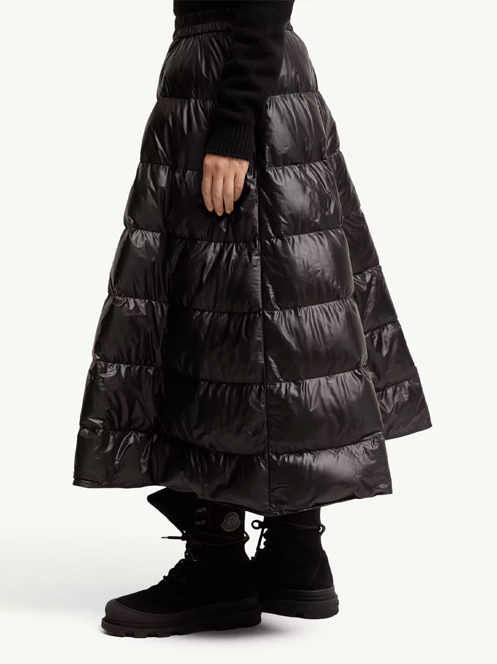 Moncler Women Gonna Midi Imbottita A Linea A MONCLER