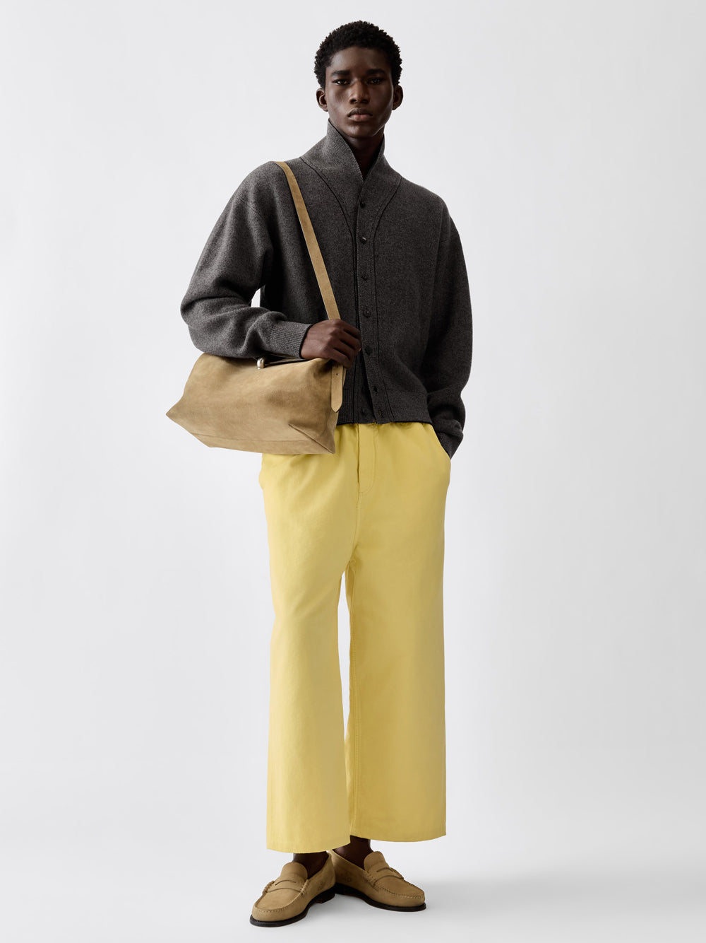 Jacquemus Men "Le Cardigan Pelota" Con Collo A Scialle JACQUEMUS