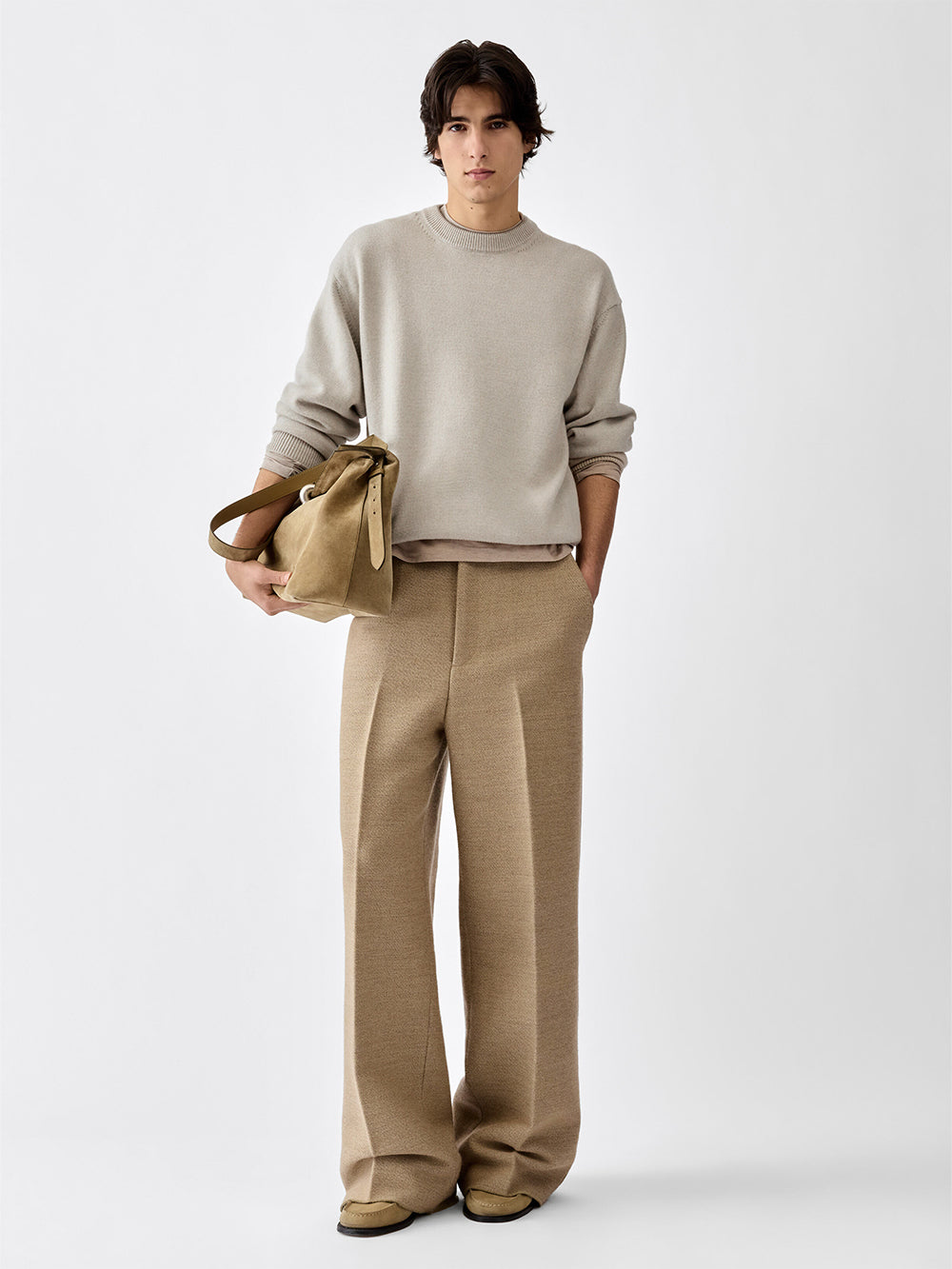 Jacquemus Men "La Maille Moulin" In Lana Merino JACQUEMUS