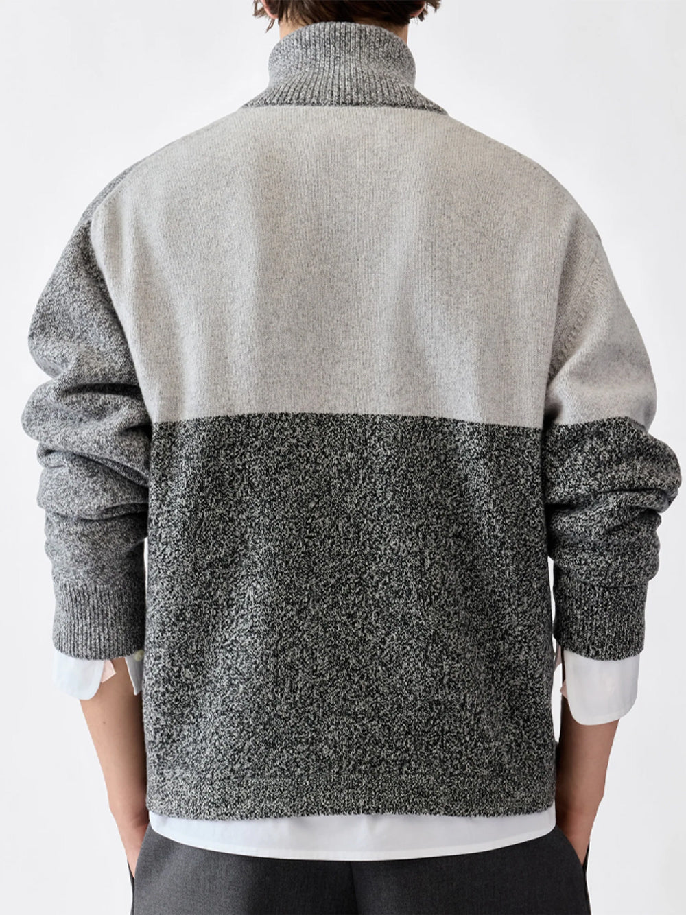 Jacquemus Men "Le Camionneur Orlando" Con Collo Dolcevita E Zip JACQUEMUS