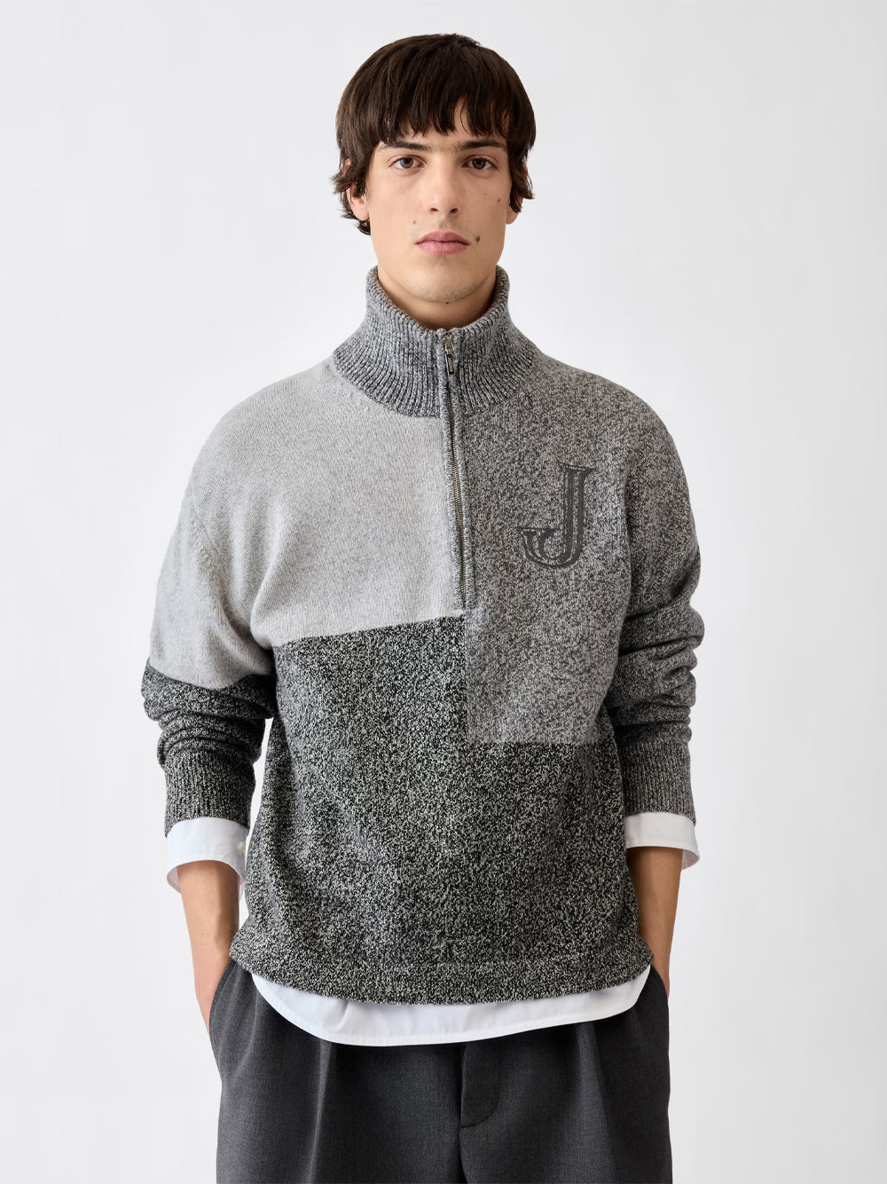 Jacquemus Men "Le Camionneur Orlando" Con Collo Dolcevita E Zip JACQUEMUS