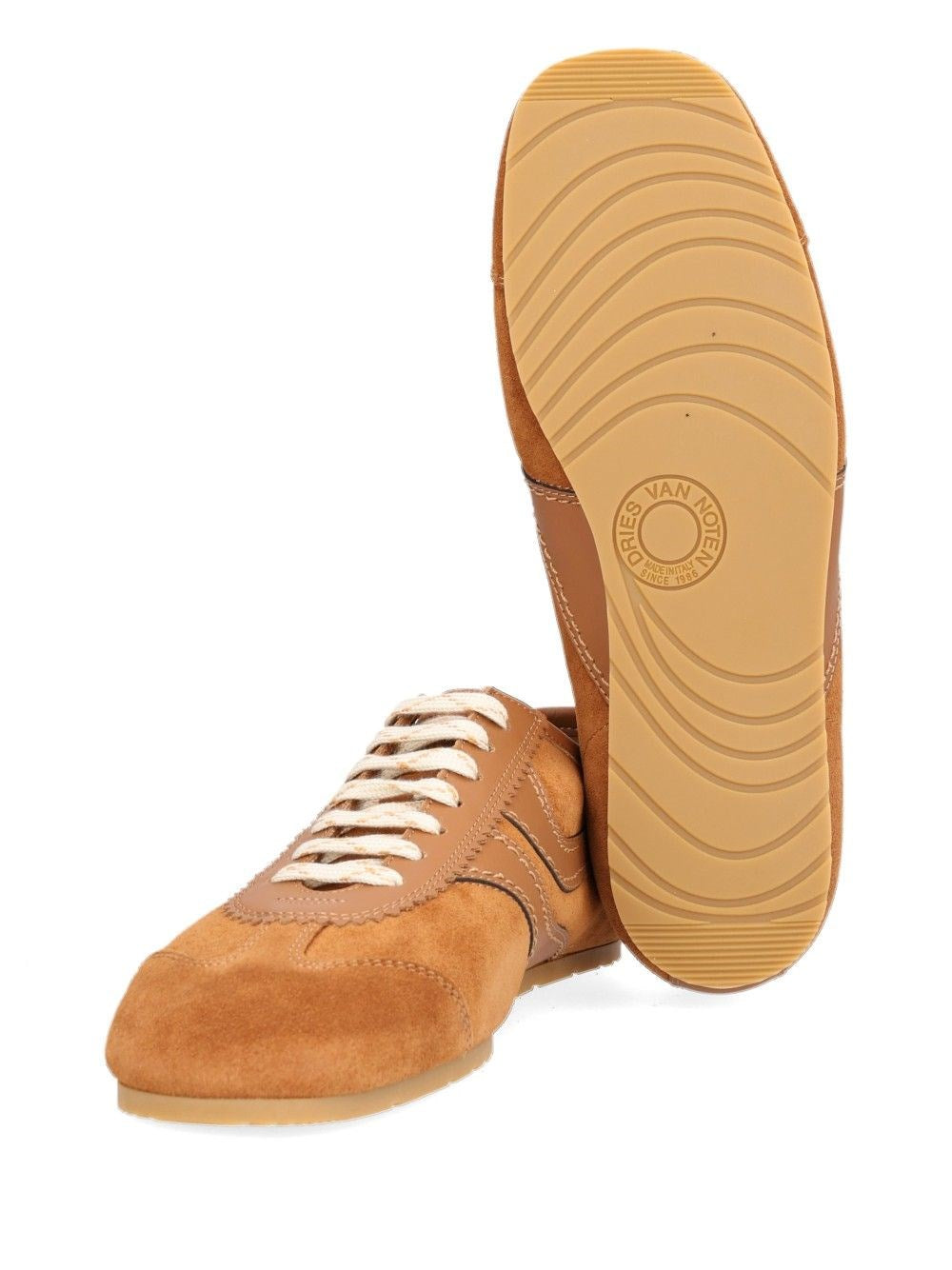 Dries Van Noten Men “Thin” Suede Sneakers DRIES VAN NOTEN