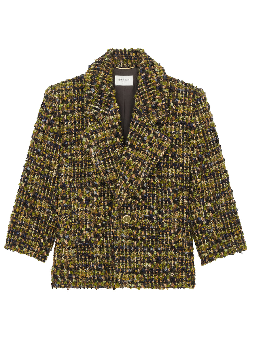 Saint Laurent Women Single-Breasted Jacket In Tweed SAINT LAURENT