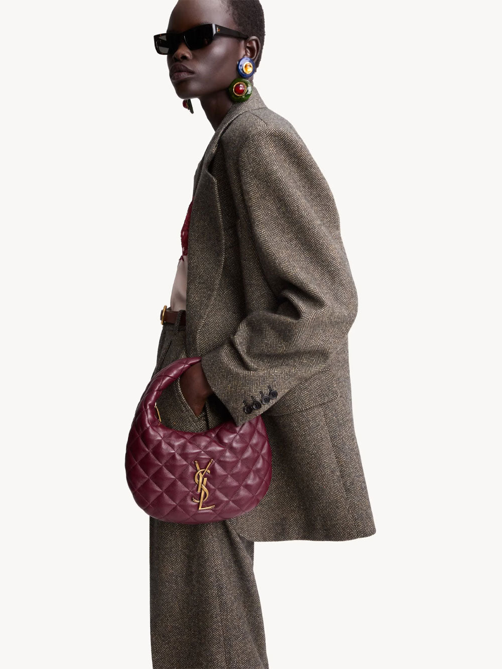 Saint Laurent Women Icarino Bag In Quilted Nappa SAINT LAURENT