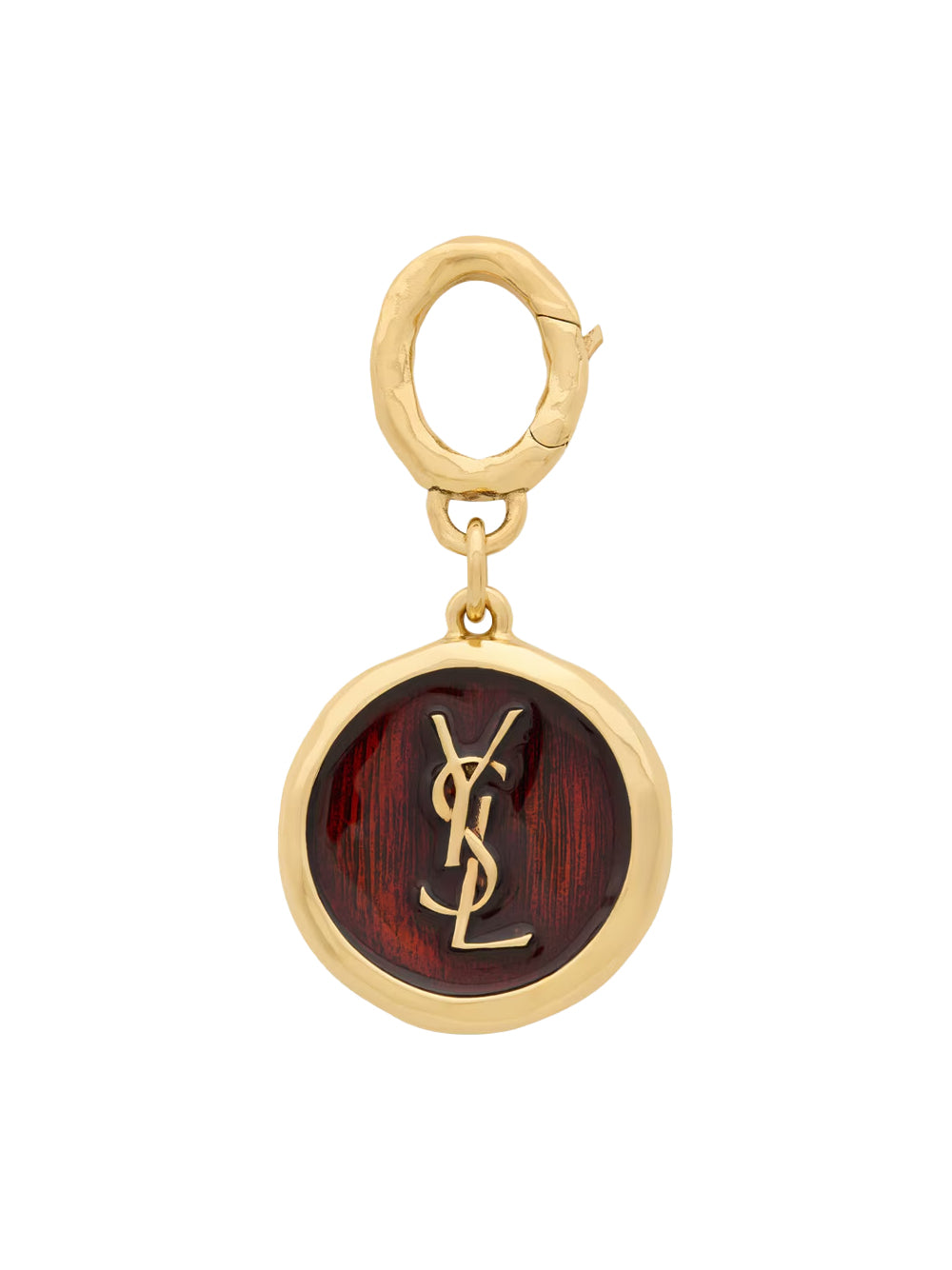 Saint Laurent Women Cassandre Charm In Enamel And Metal SAINT LAURENT