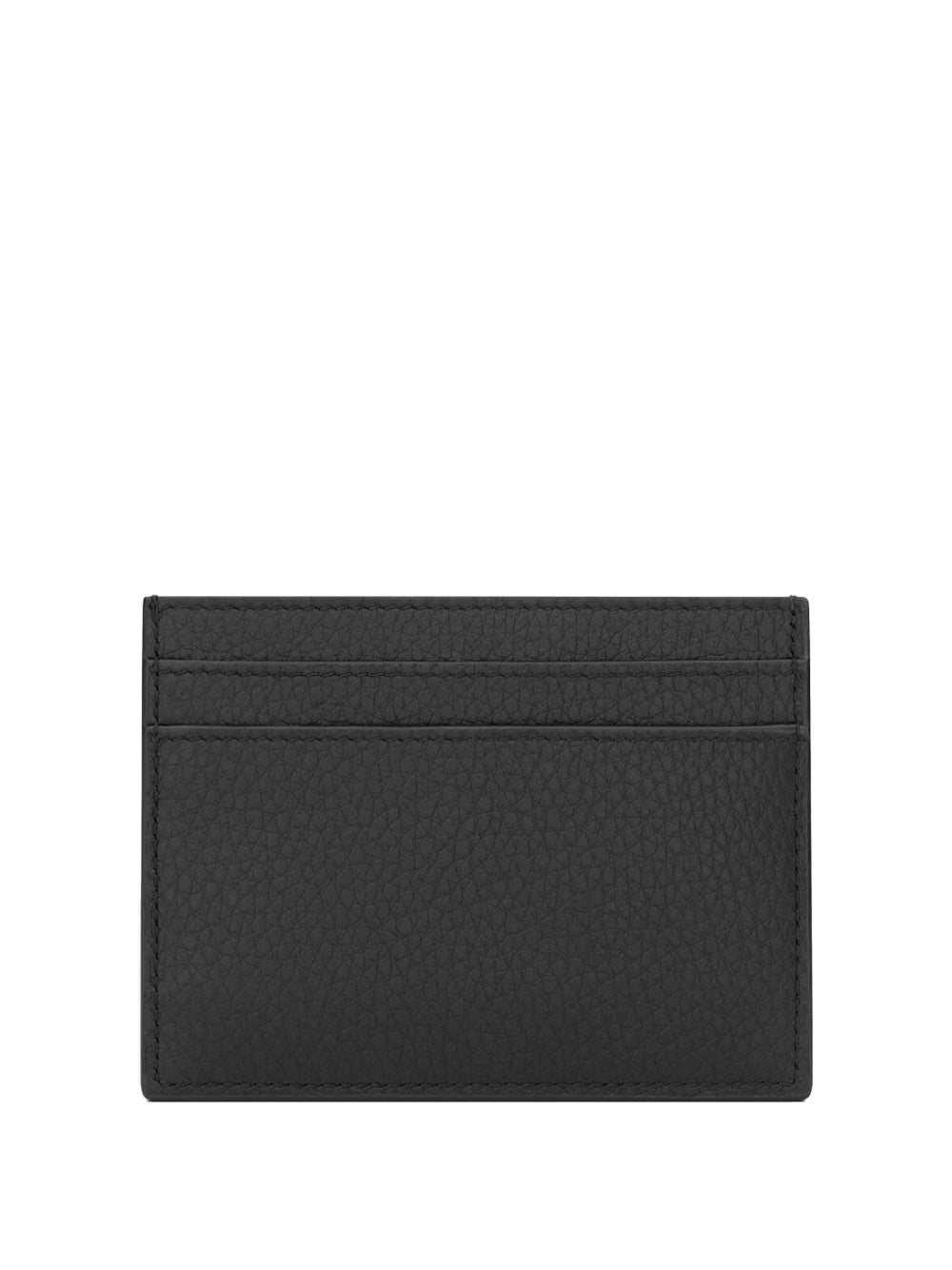 Saint Laurent Men Portacarte "Tiny Cassandre" In Pelle Martellata SAINT LAURENT