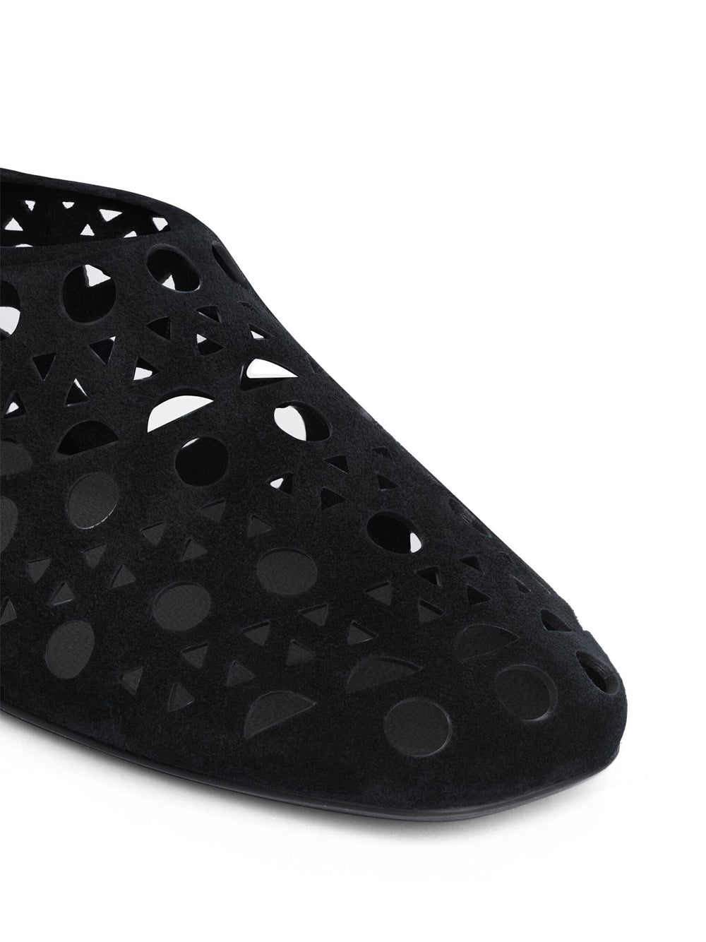 Alaia Women Pantofole Vienne In Pelle Di Vitello Effetto Velluto ALAIA