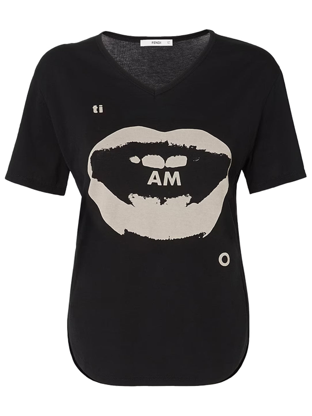 Fendi Women T-Shirt In Jersey Con Stampa Ti Amo FENDI