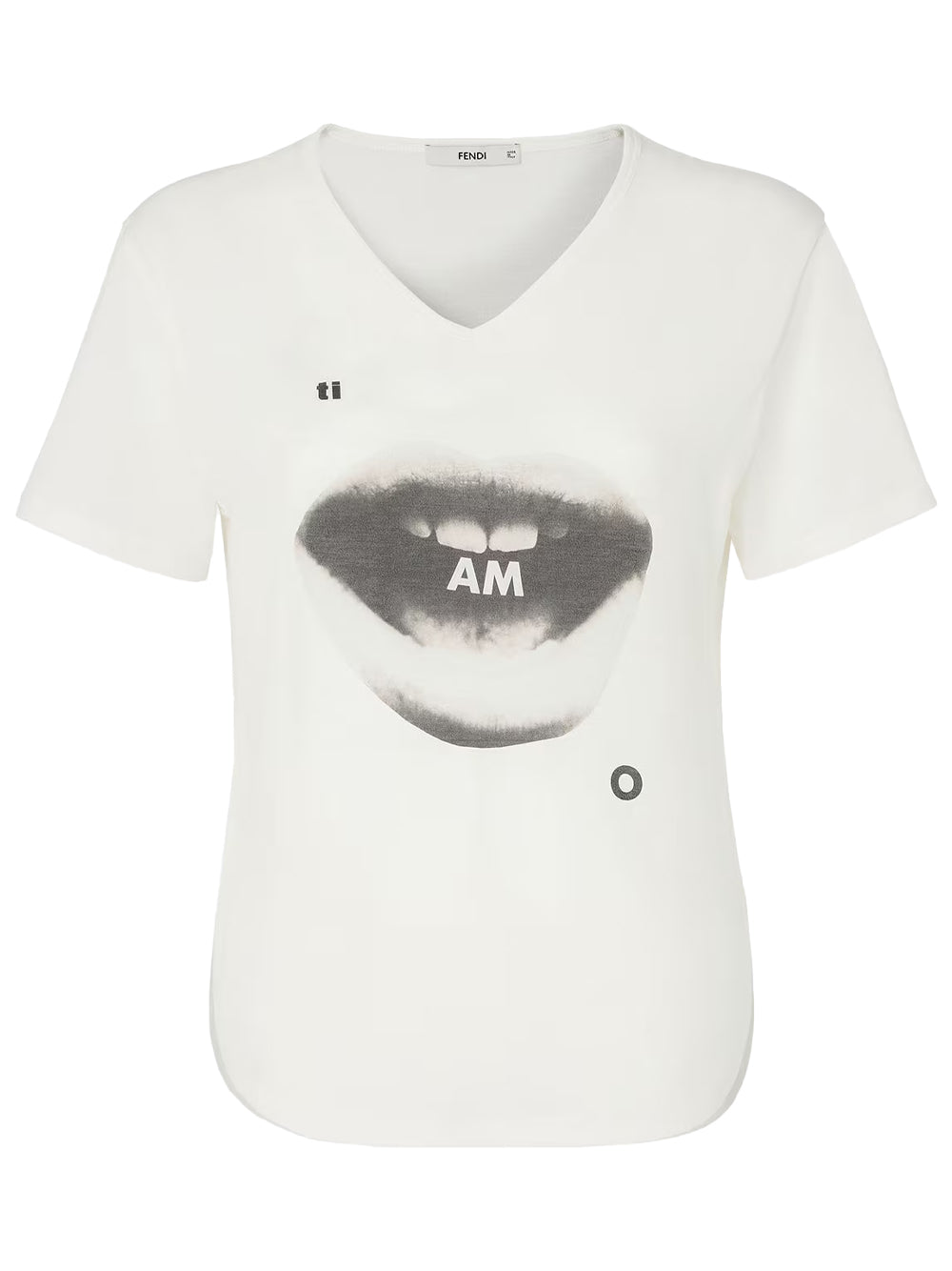 Fendi Women T-Shirt In Jersey Con Stampa Ti Amo FENDI