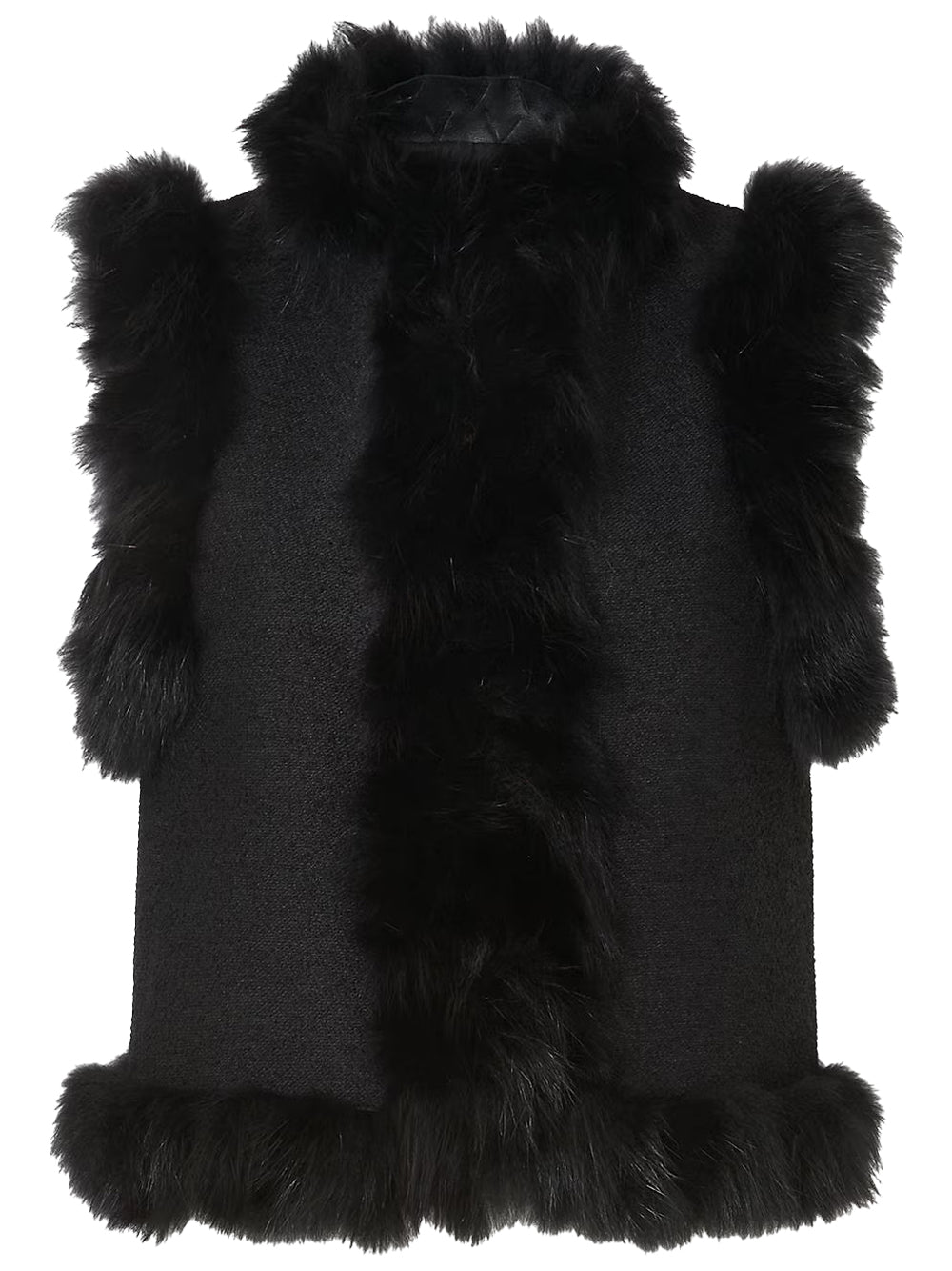 Gilet In Lana E Volpe Women FENDI