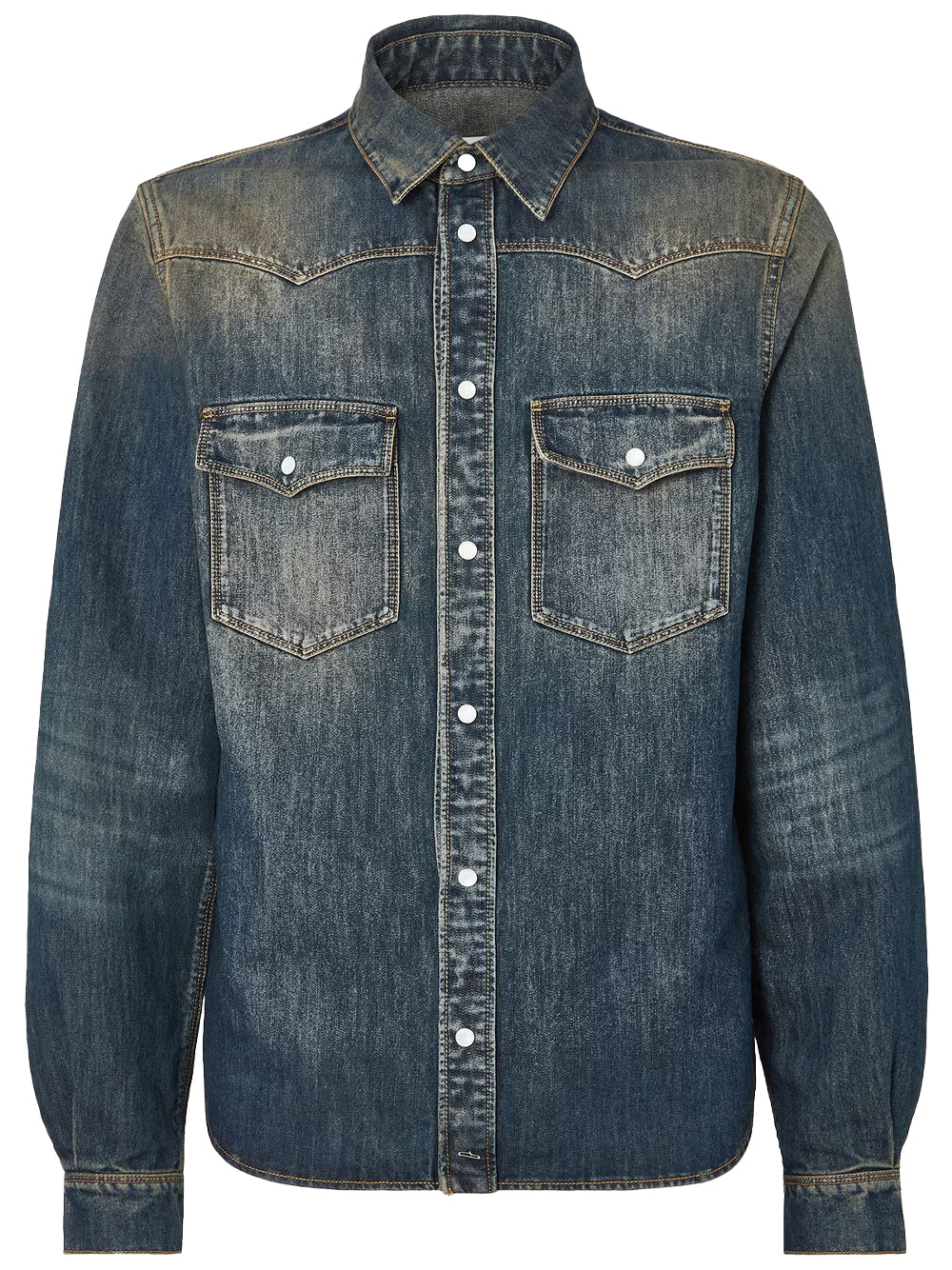 Camicia Jeans Blu Lavato Women FENDI