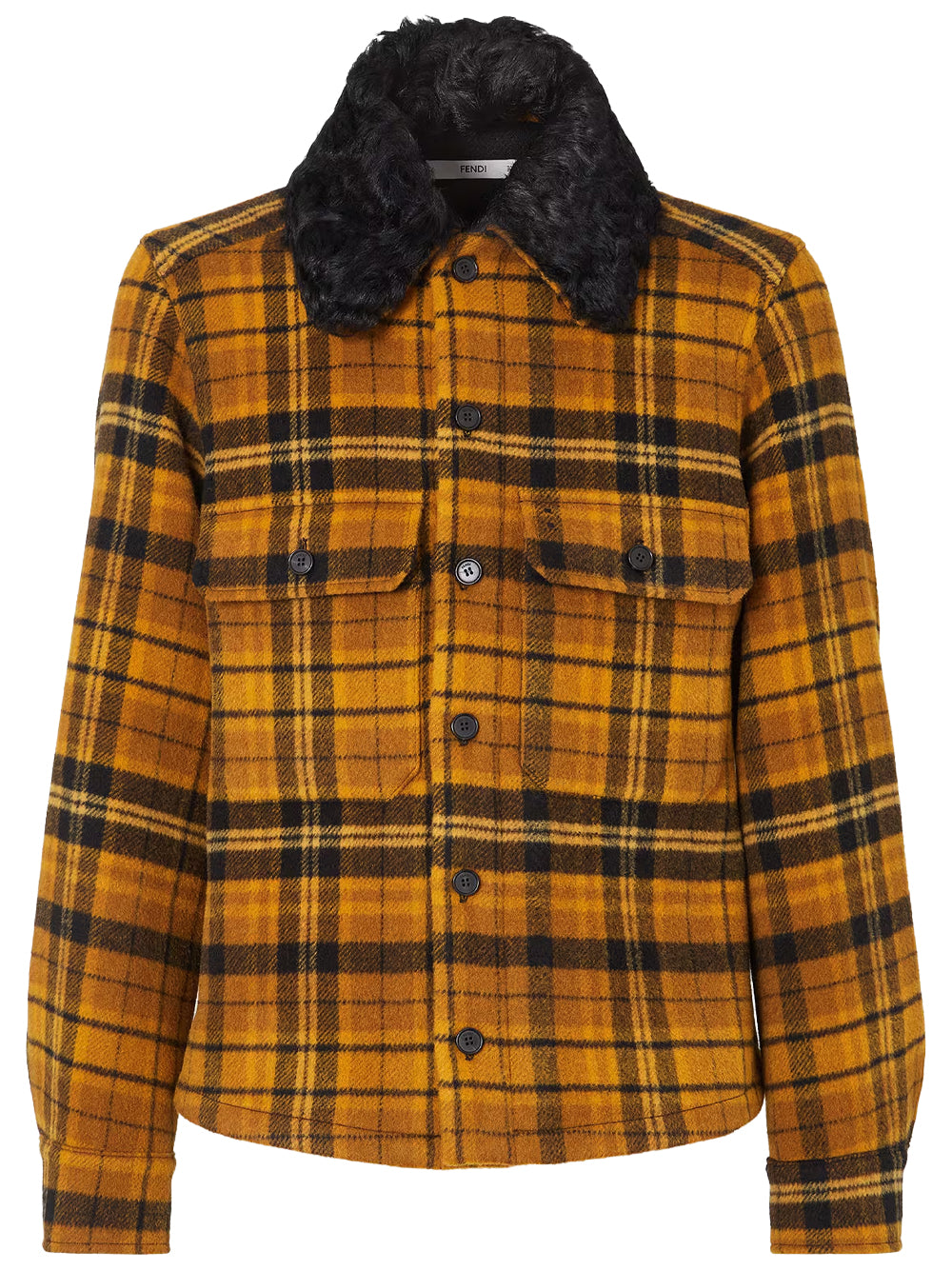 Blouson In Lana Check Women FENDI