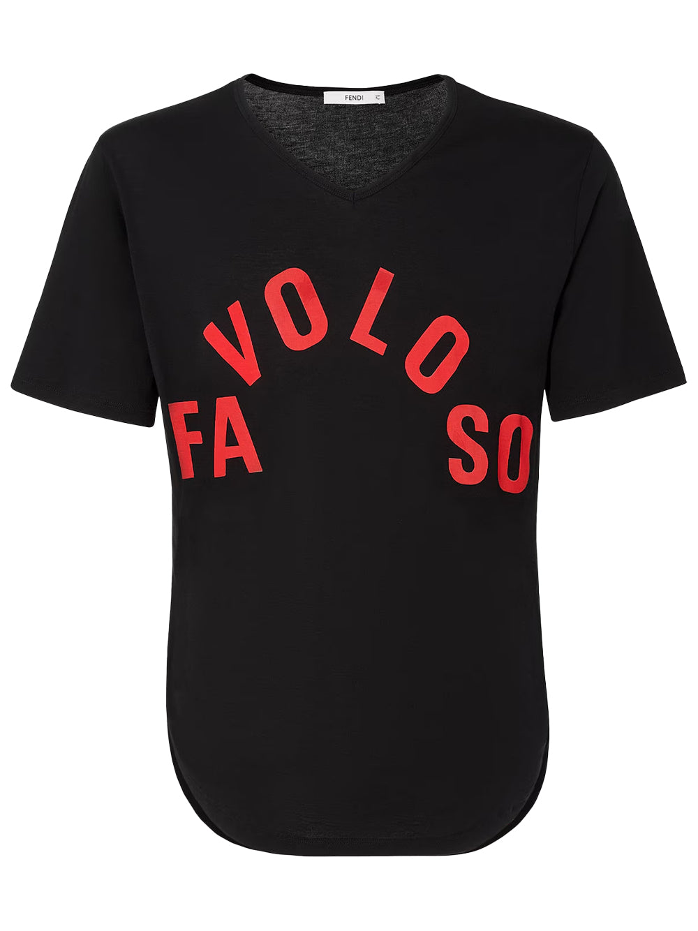 T-Shirt In Cotone Con Stampa "Favoloso" Women FENDI
