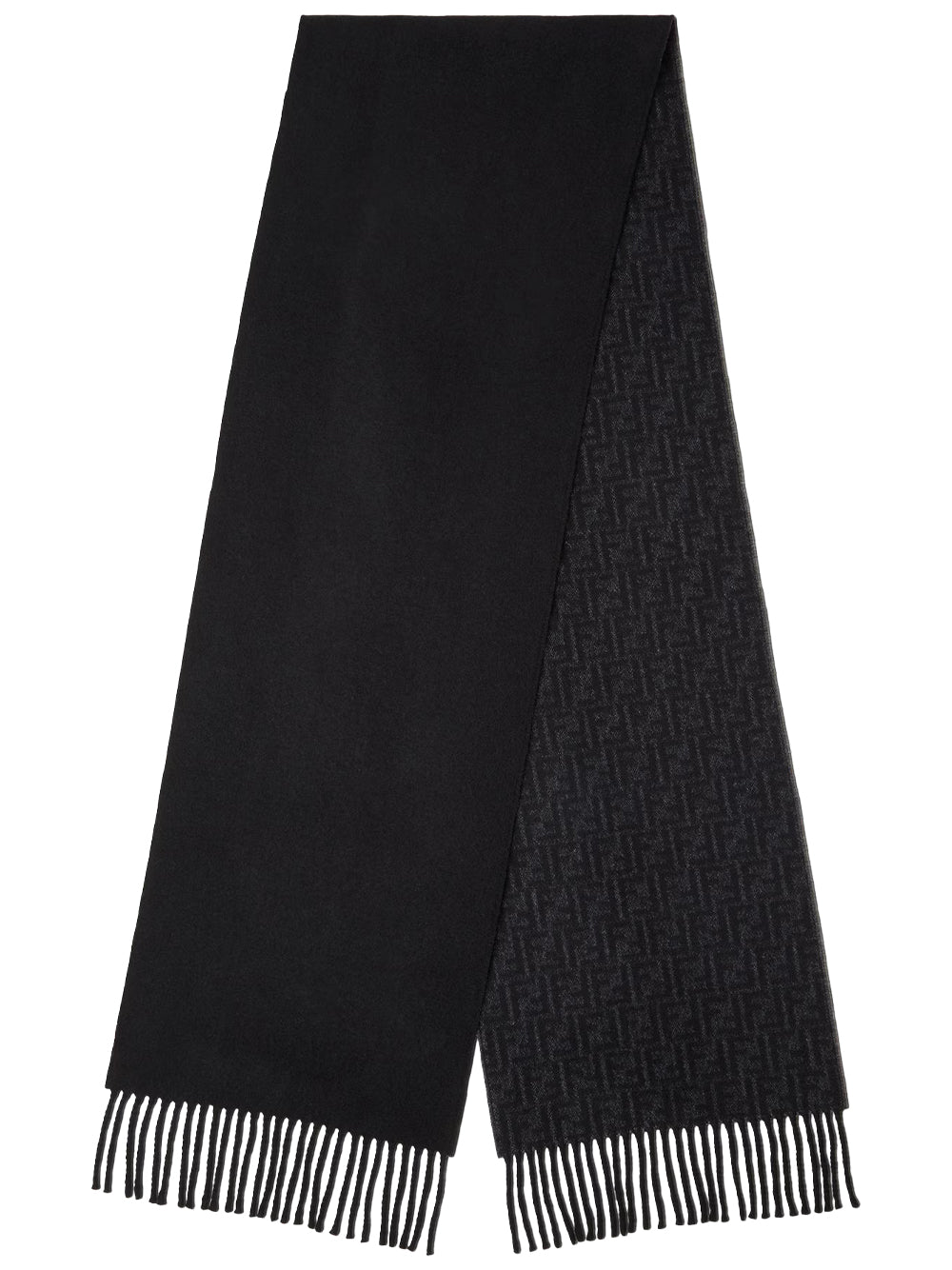 Sciarpa In Lana E Cashmere Ff Zucca Women FENDI