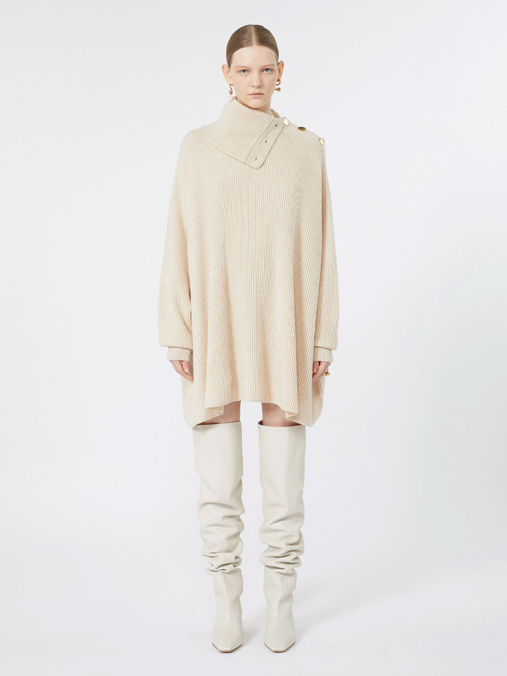 Sportmax Women Oversized Wool And Cashmere Dress SPORTMAX