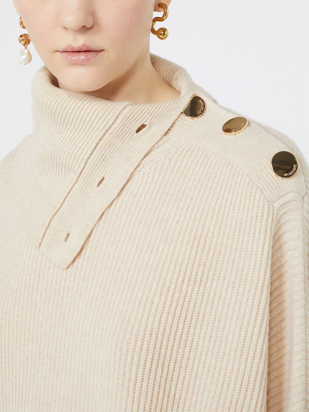 Sportmax Women Oversized Wool And Cashmere Dress SPORTMAX