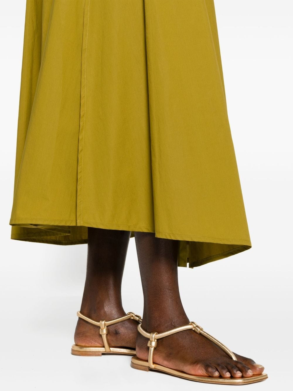 Forte_Forte Women Green Cotton Shirtdress FORTE FORTE
