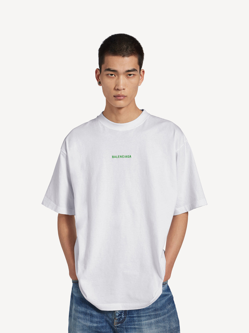Balenciaga Men T-Shirt Balenciaga Back Vestibilità Media BALENCIAGA