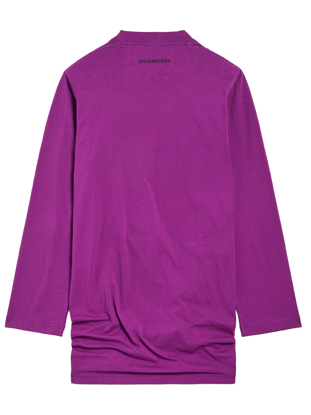 T-Shirt A Maniche Lunghe Con Motivo Piega In Jersey Sottile Women BALENCIAGA