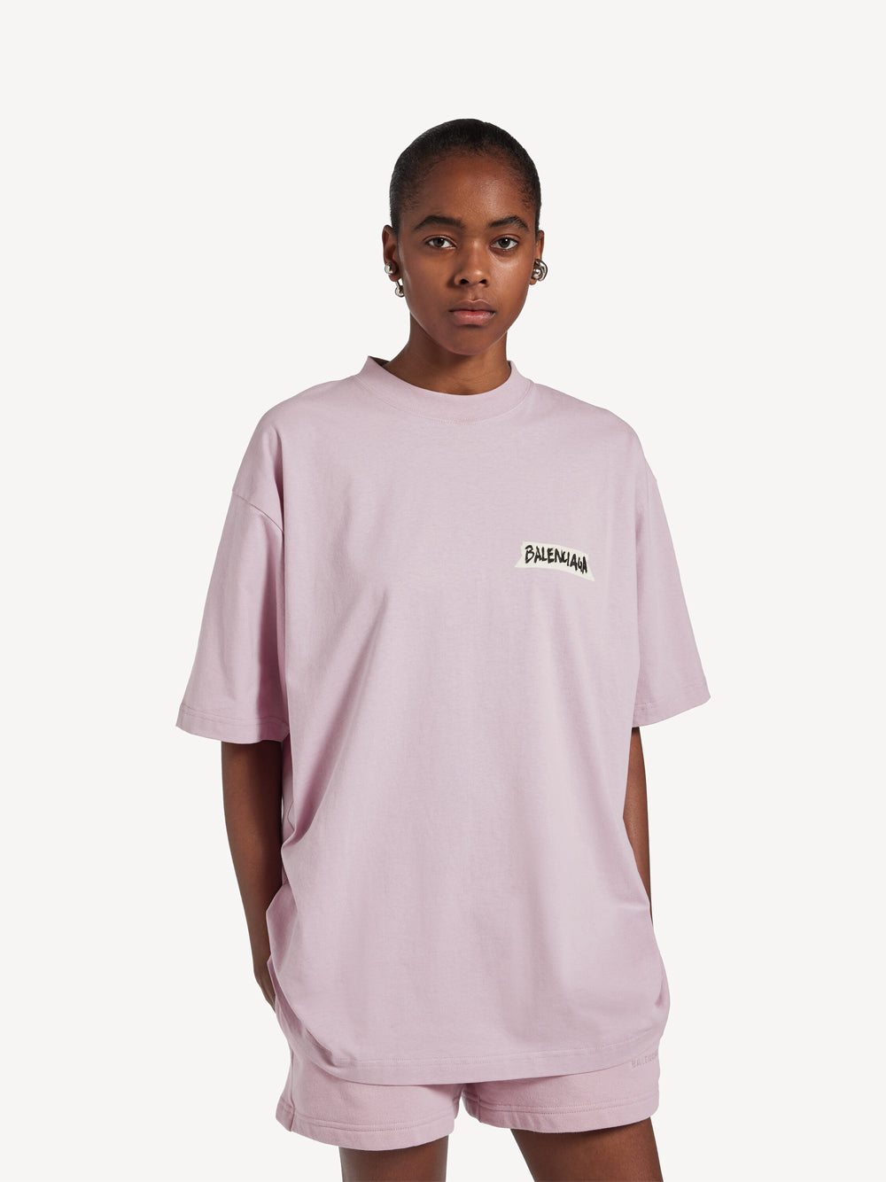T-Shirt Masking Tape Vestibilità Media Women BALENCIAGA
