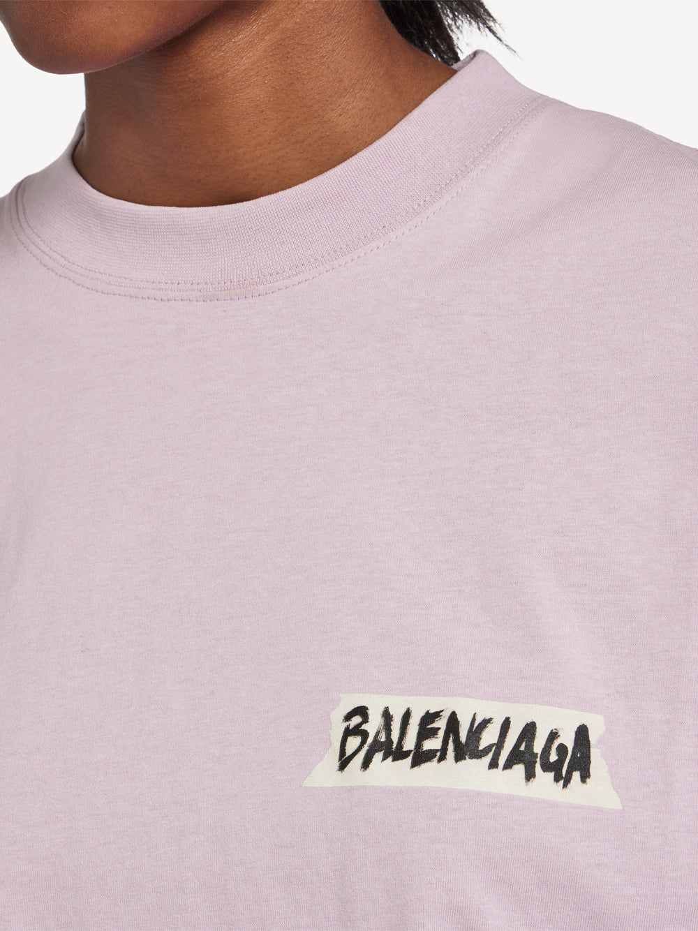 T-Shirt Masking Tape Vestibilità Media Women BALENCIAGA