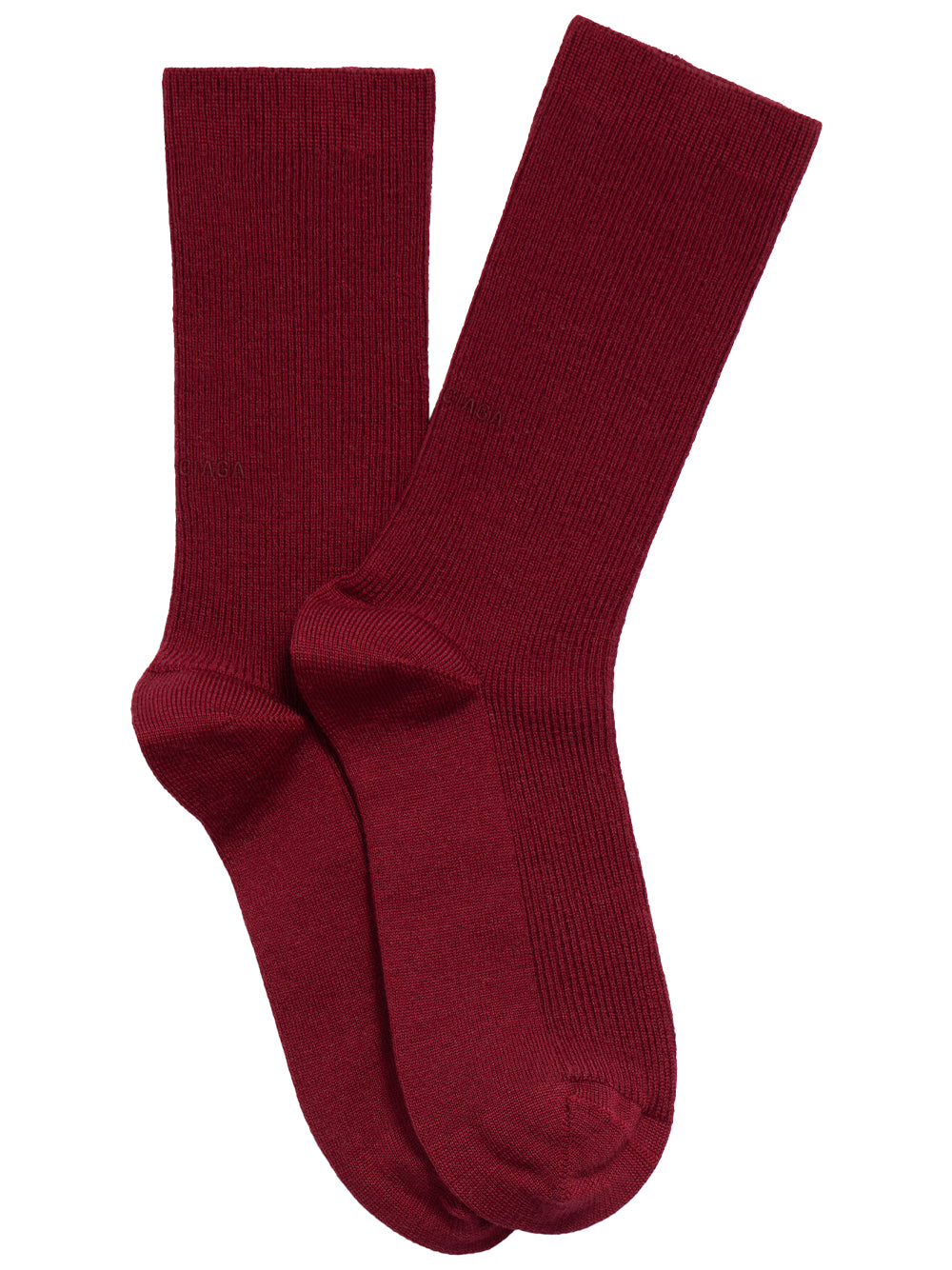 Calze Alte In Lana A Coste Women BALENCIAGA