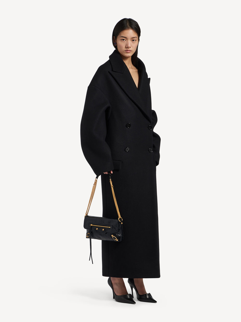 Pochette Con Catena "Le City" In Pelle Arena Women BALENCIAGA