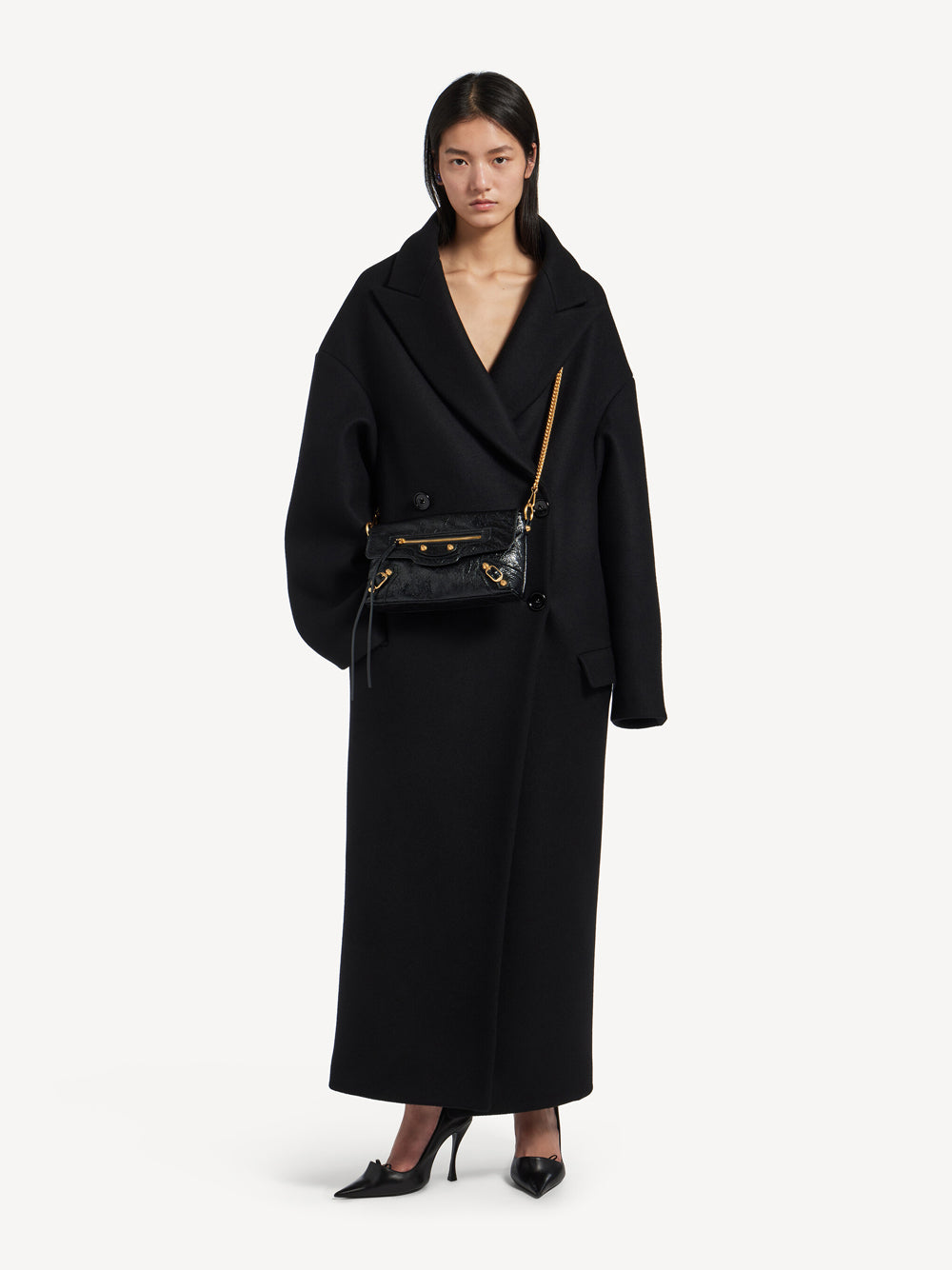 Pochette Con Catena "Le City" In Pelle Arena Women BALENCIAGA