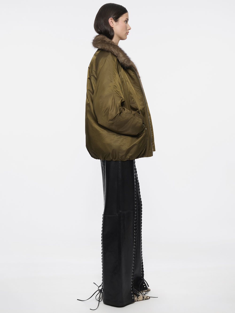 Giacca "Thilda" In Nylon Lucido Women STAND STUDIO