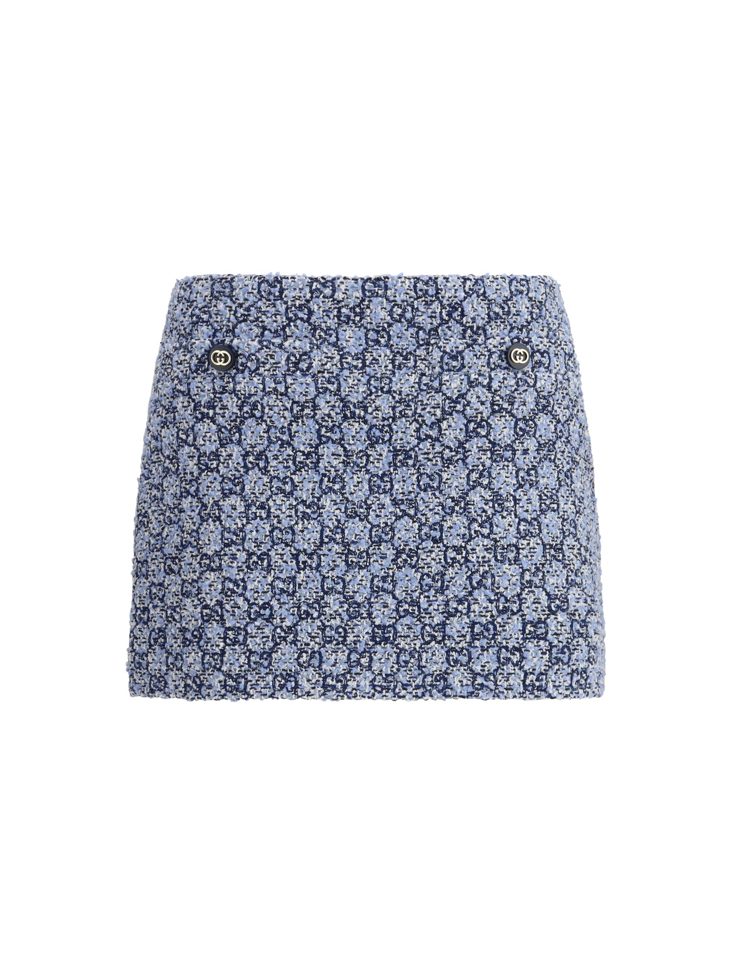 Gucci Women Gg Tweed Skirt GUCCI