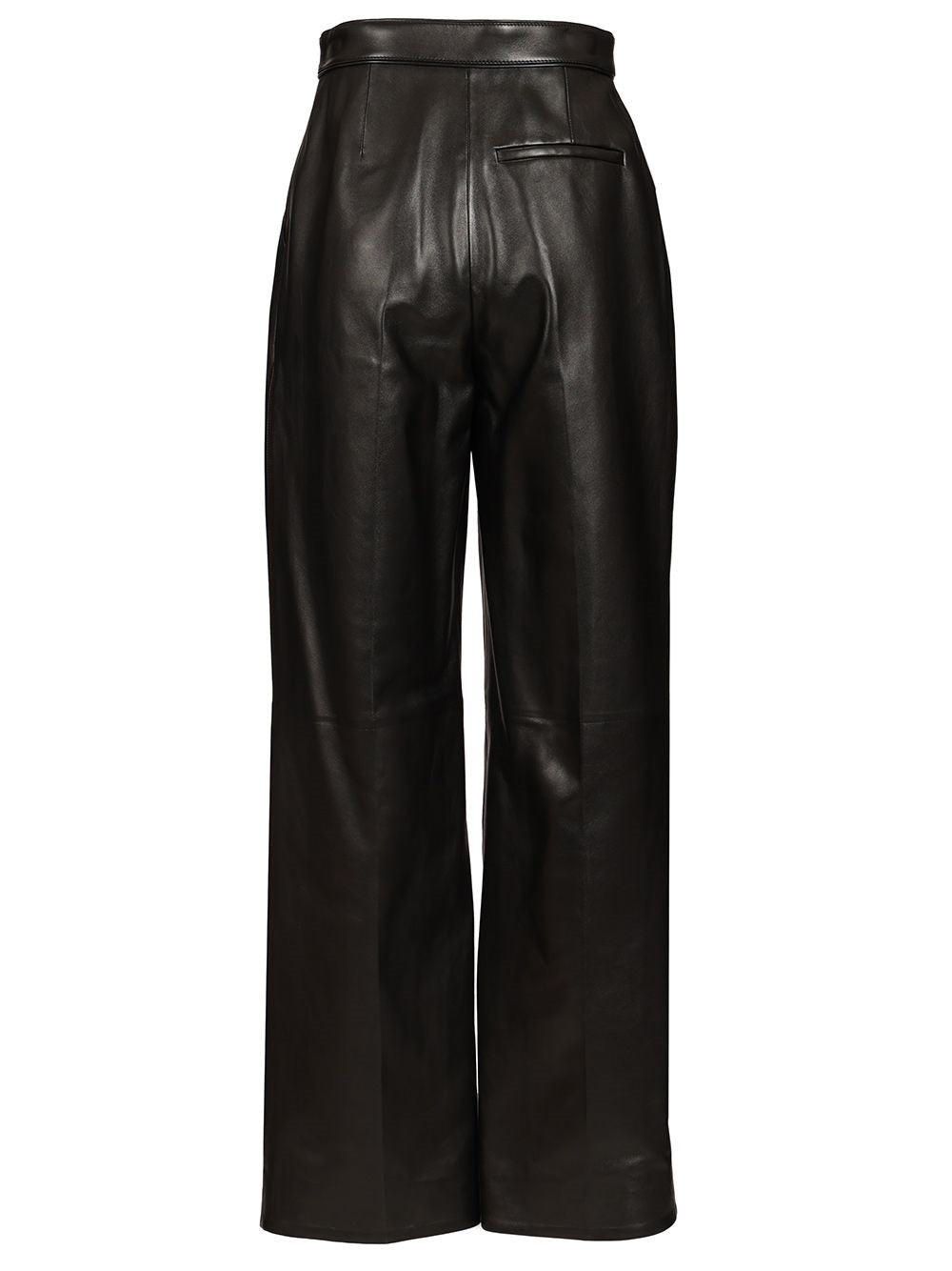 Bottega Veneta Women Shiny Leather Trousers BOTTEGA VENETA