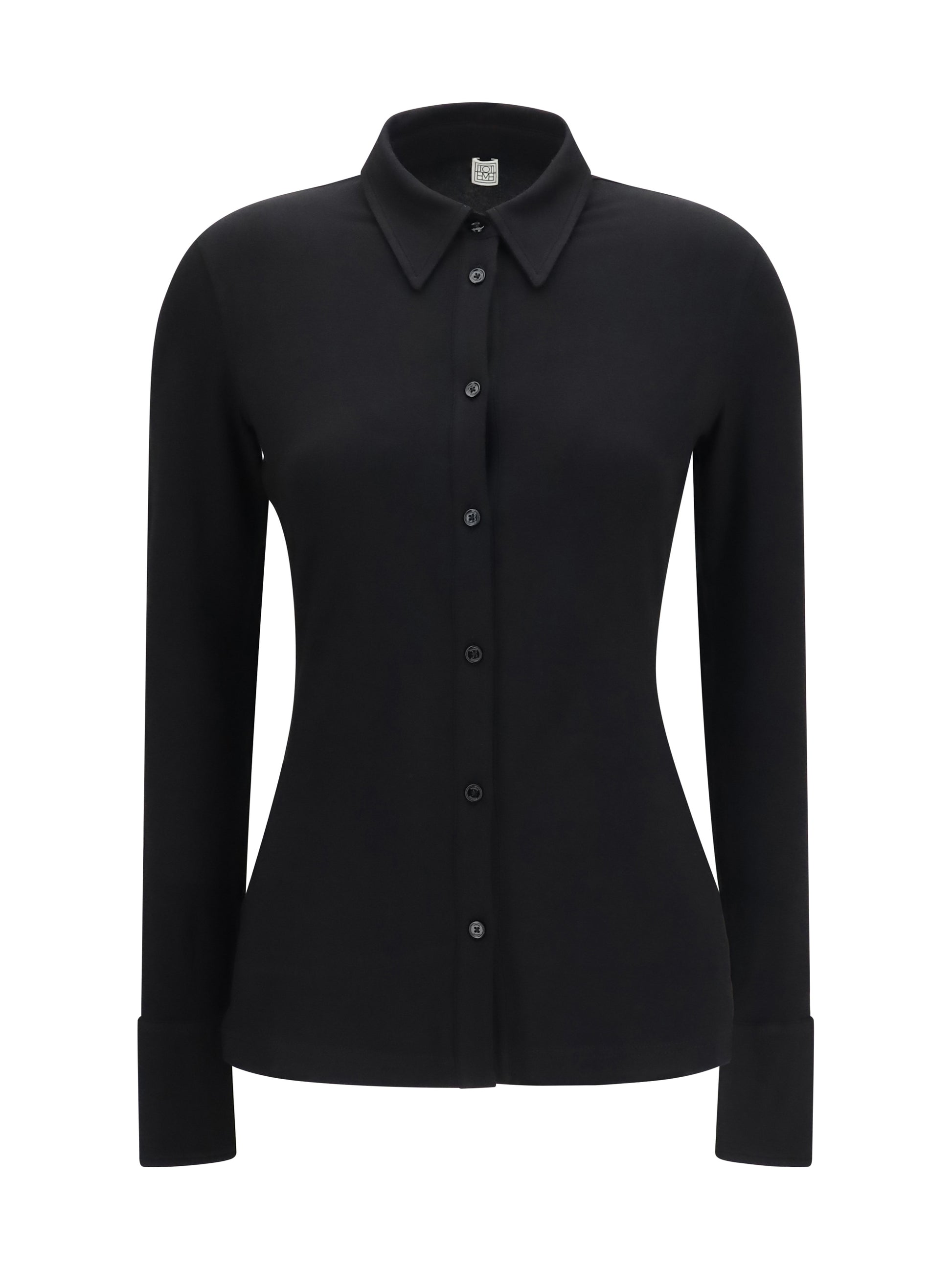 Toteme Women Viscose Shirt With High Cuffs TOTEME
