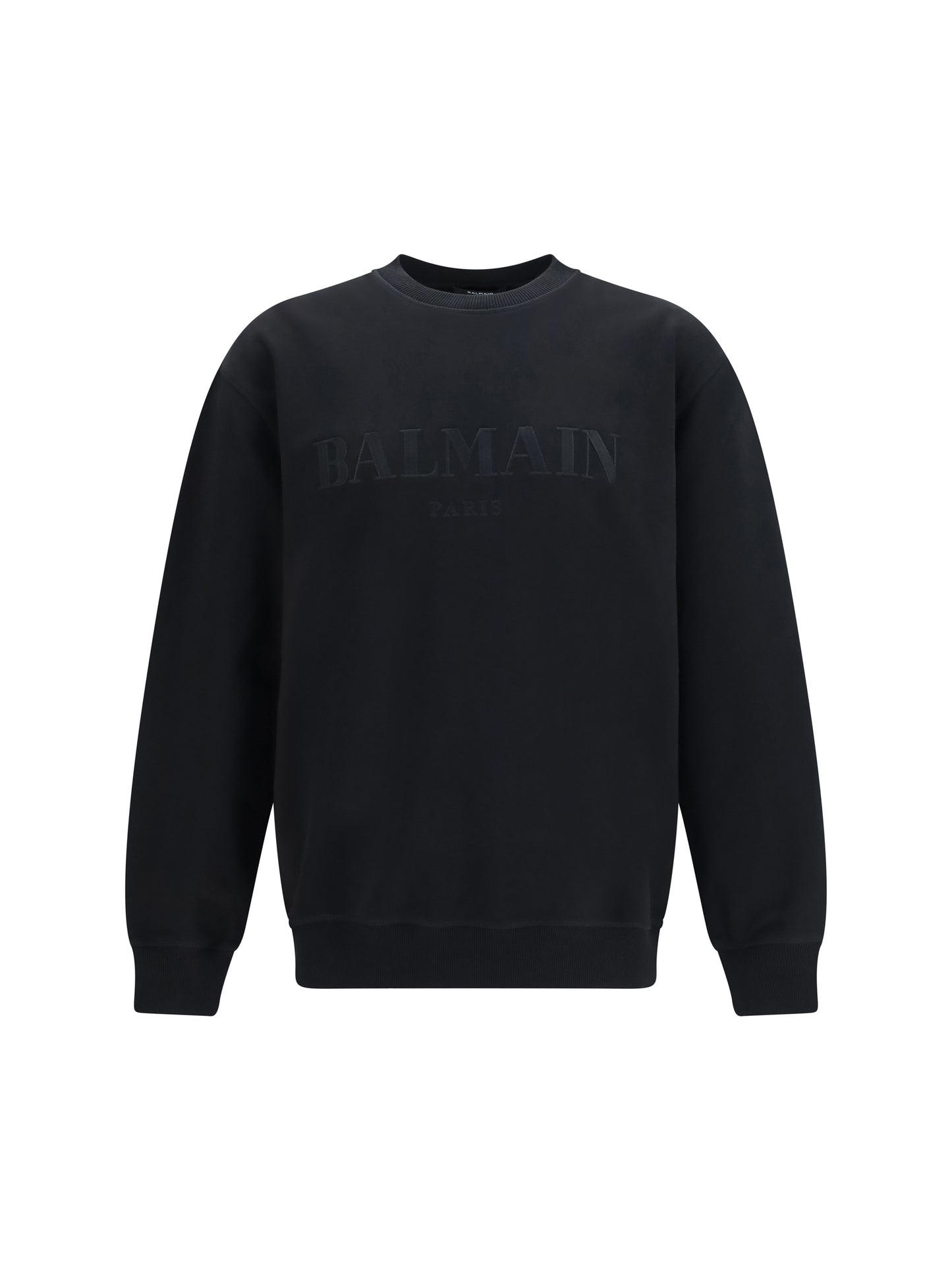 Balmain Men Vintage Embroidered Logo Sweatshirt BALMAIN