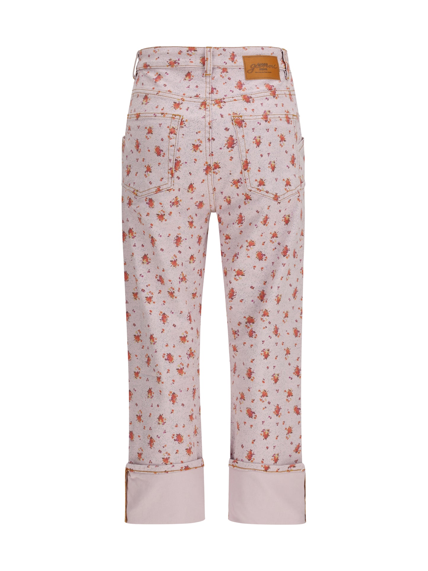 Ganni Women Printed Capri Pants GANNI