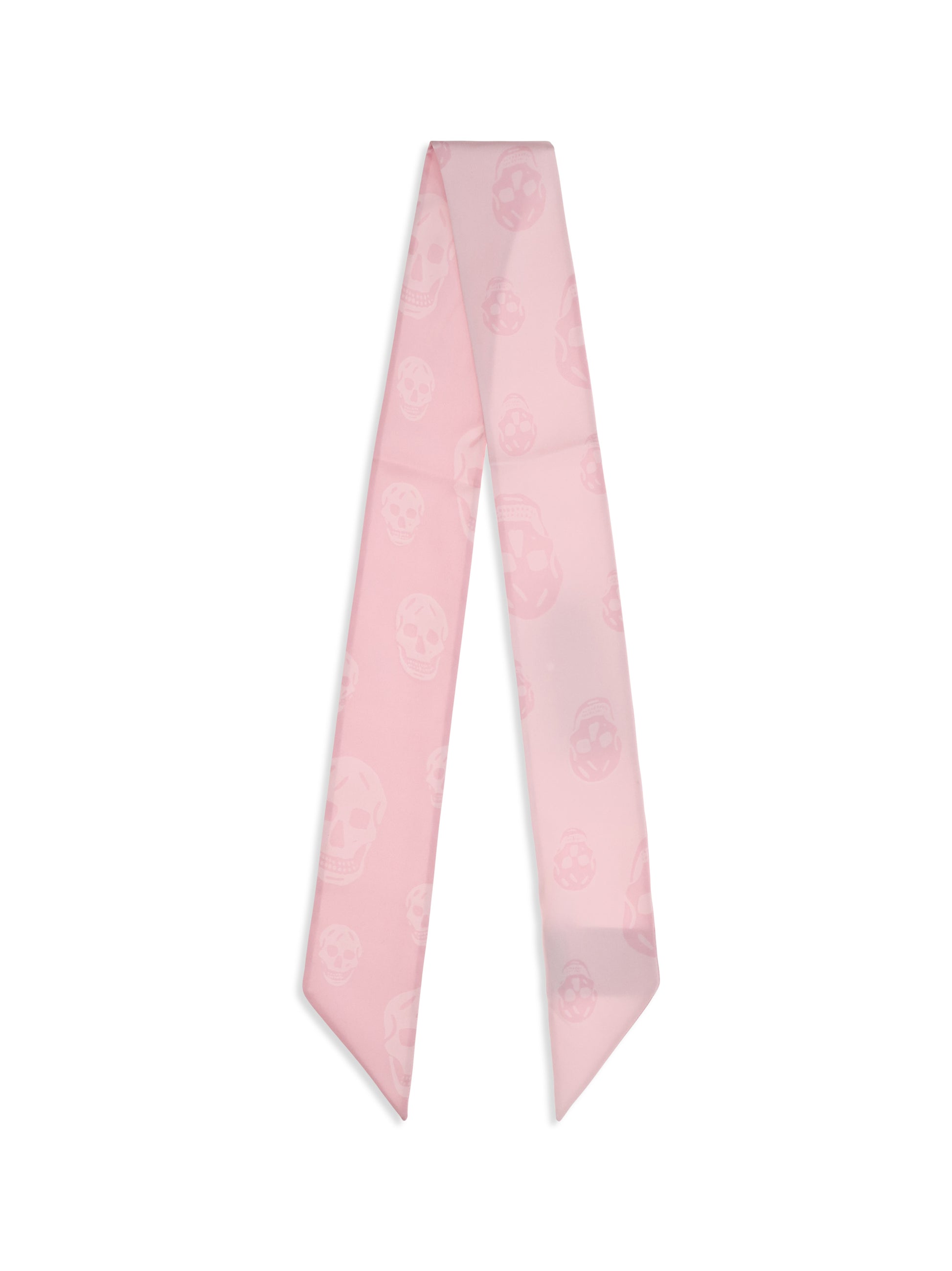 Alexander Mcqueen Women Skull Ribbon Scarf ALEXANDER MCQUEEN
