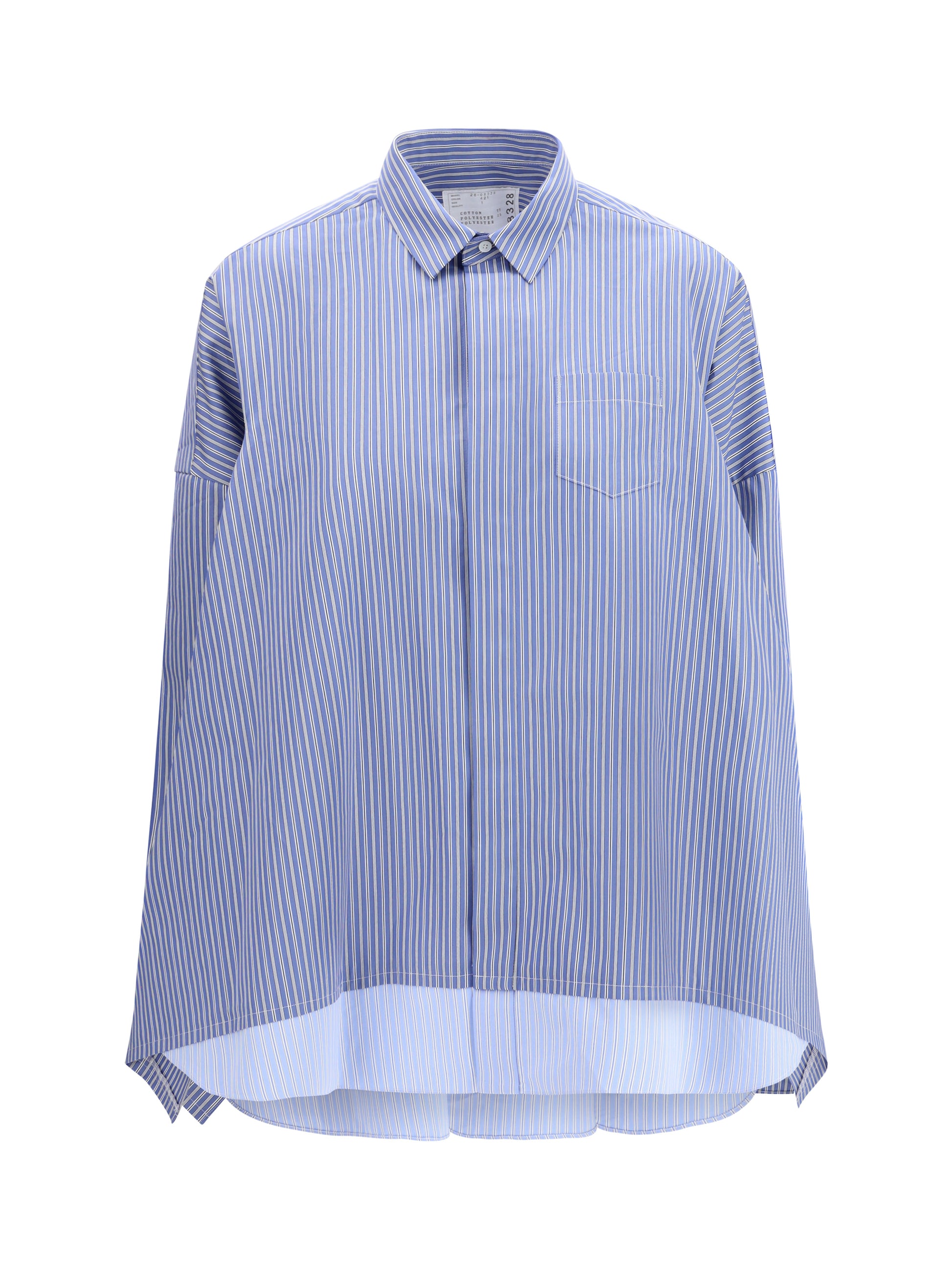 Sacai Women Striped Poplin Shirt SACAI