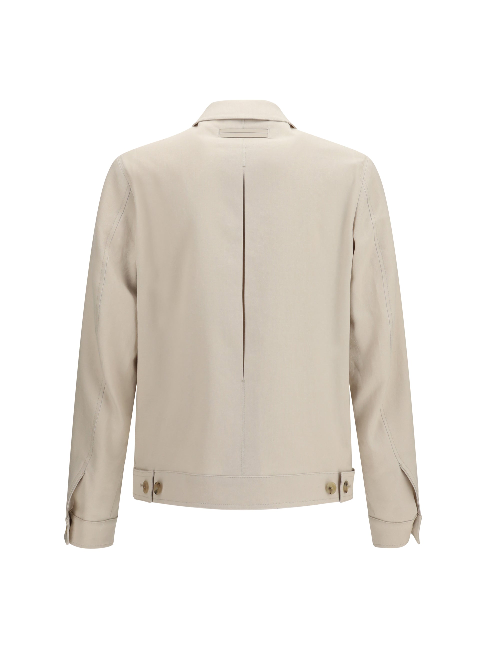 Zegna Men Oasi Linen Jacket ZEGNA