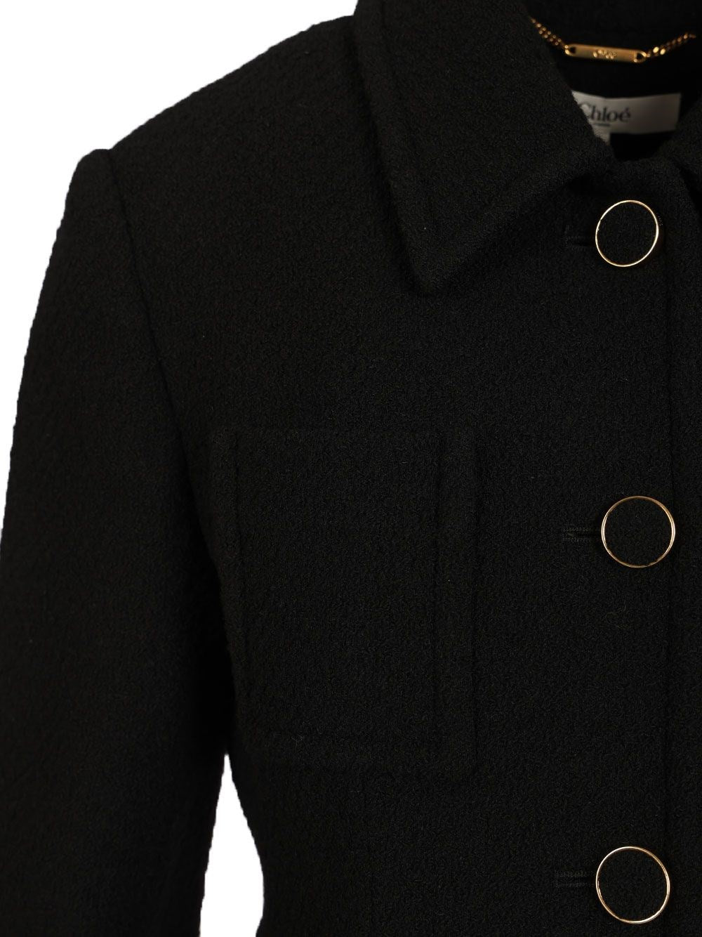 Chloe' Women Single-Breasted Short Blazer CHLOE