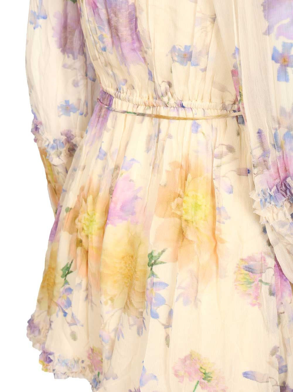 Zimmermann Women Luna Ruffle Playsuit ZIMMERMANN